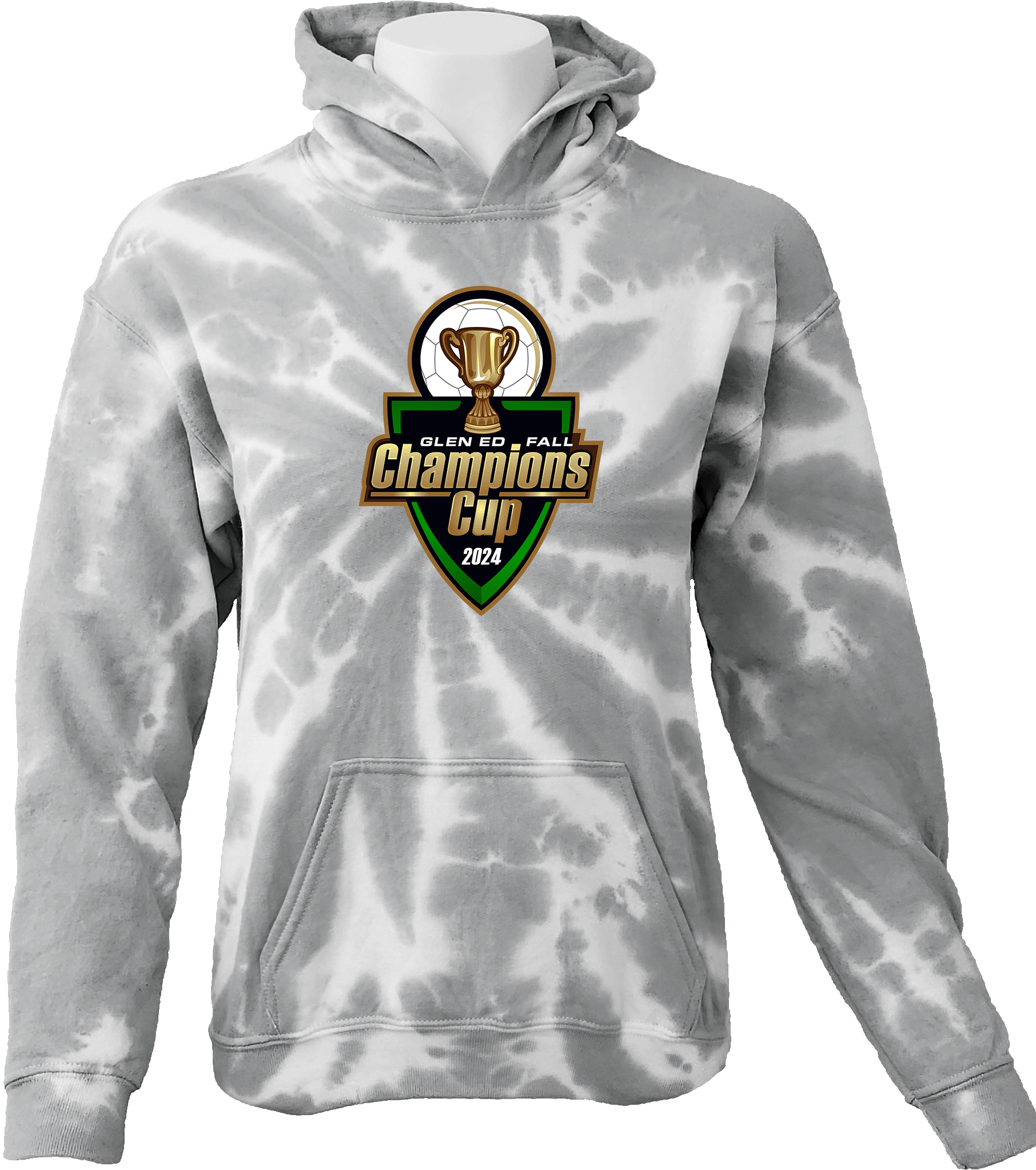 Tie-Dye Hoodies - 2024 Glen-Ed Fall Champions Cup