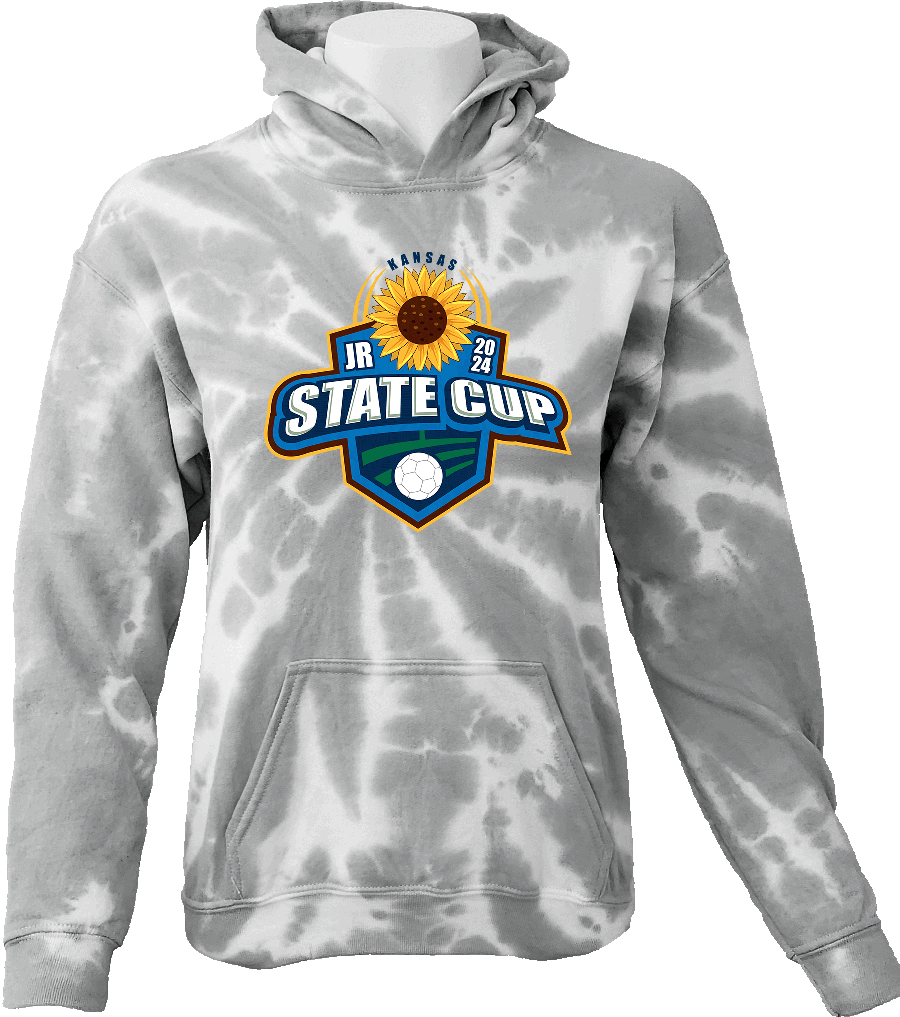 Tie-Dye Hoodies - 2024 USYS KS Jr State Cup