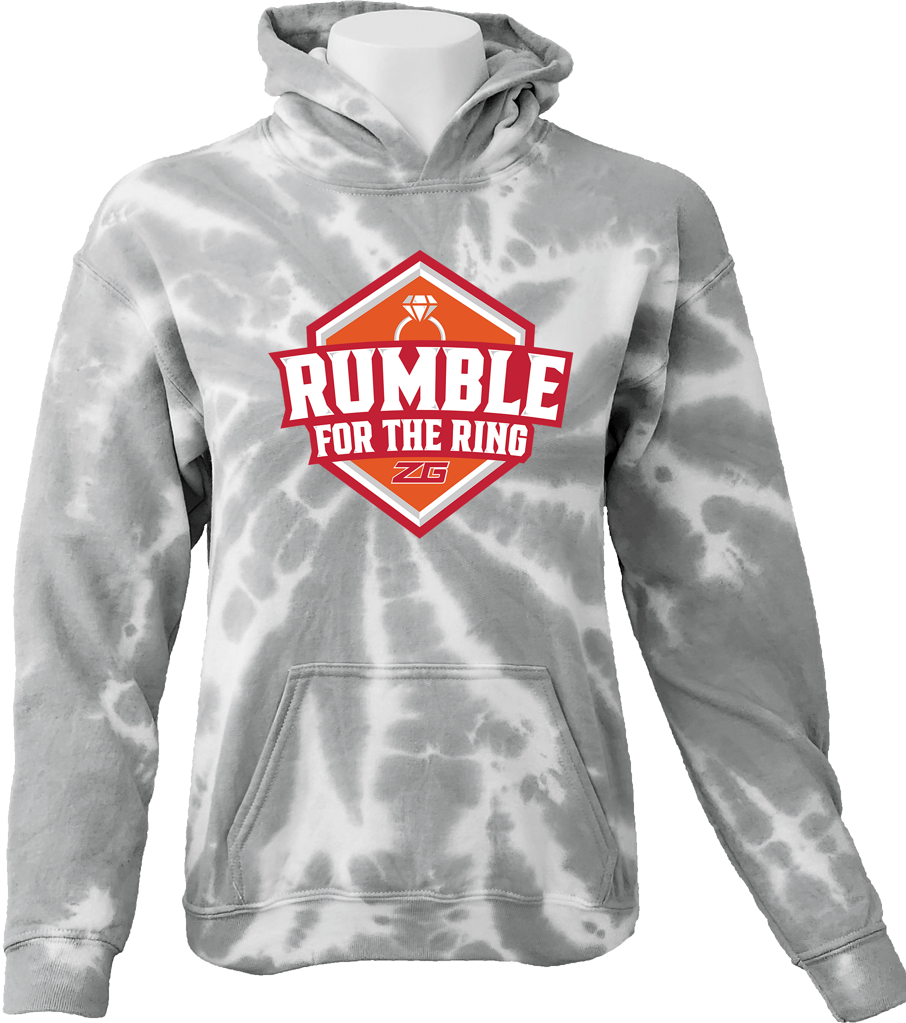 Tie-Dye Hoodies - 2024 Zero Gravity Rumble for the Ring (NY)