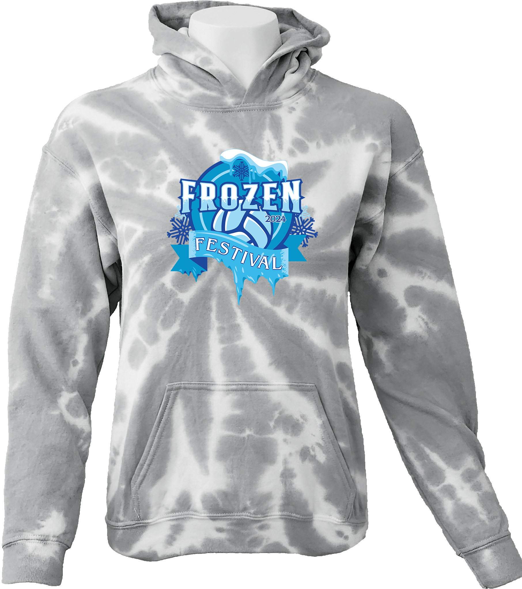 Tie-Dye Hoodies - 2024 Frozen Festival