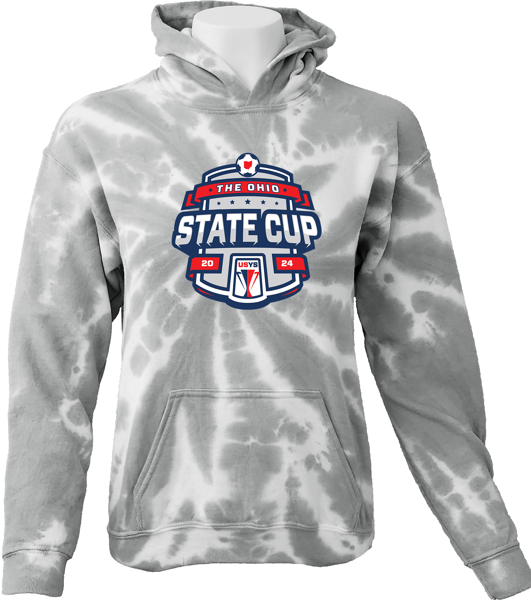 Tie-Dye Hoodies - 2024 USYS OH State Cup