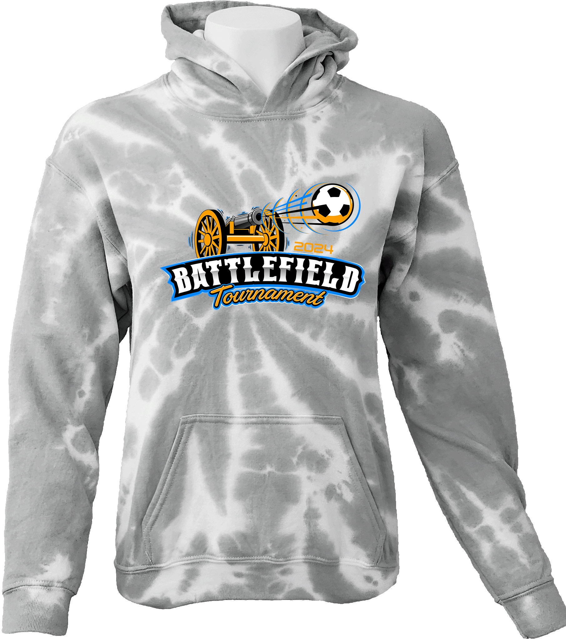 Tie-Dye Hoodies - 2024 Battlefield Tournament