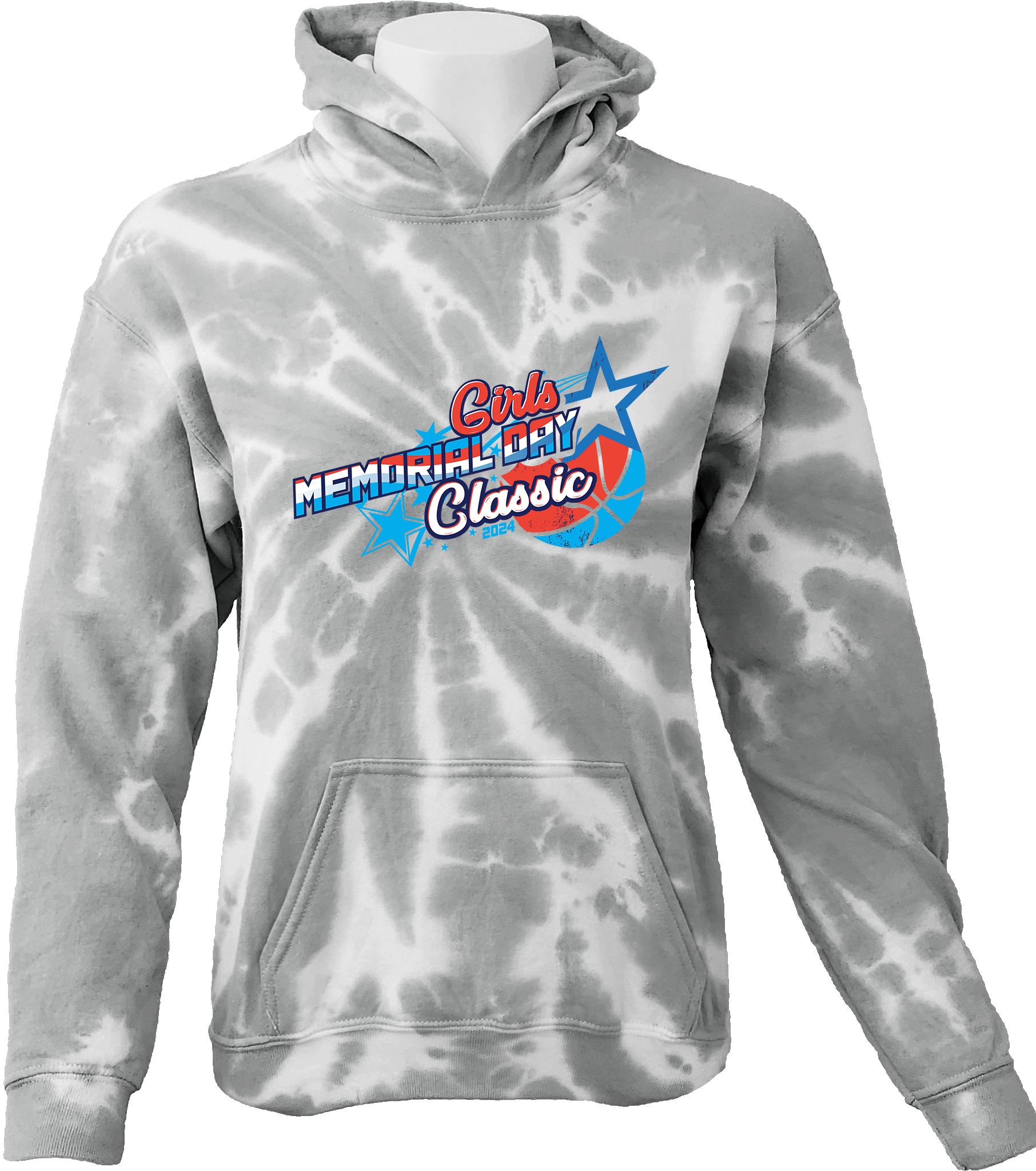 Tie-Dye Hoodies - 2024 Girls Memorial Day Classic