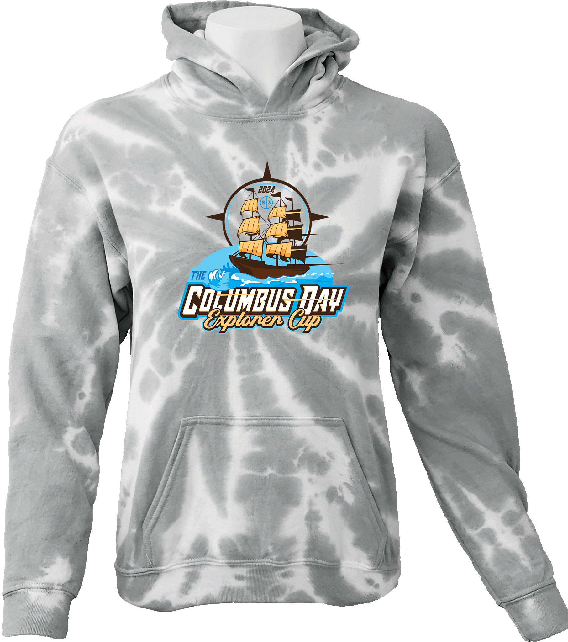 Tie-Dye Hoodies - 2024 The Columbus Day Explorer Cup