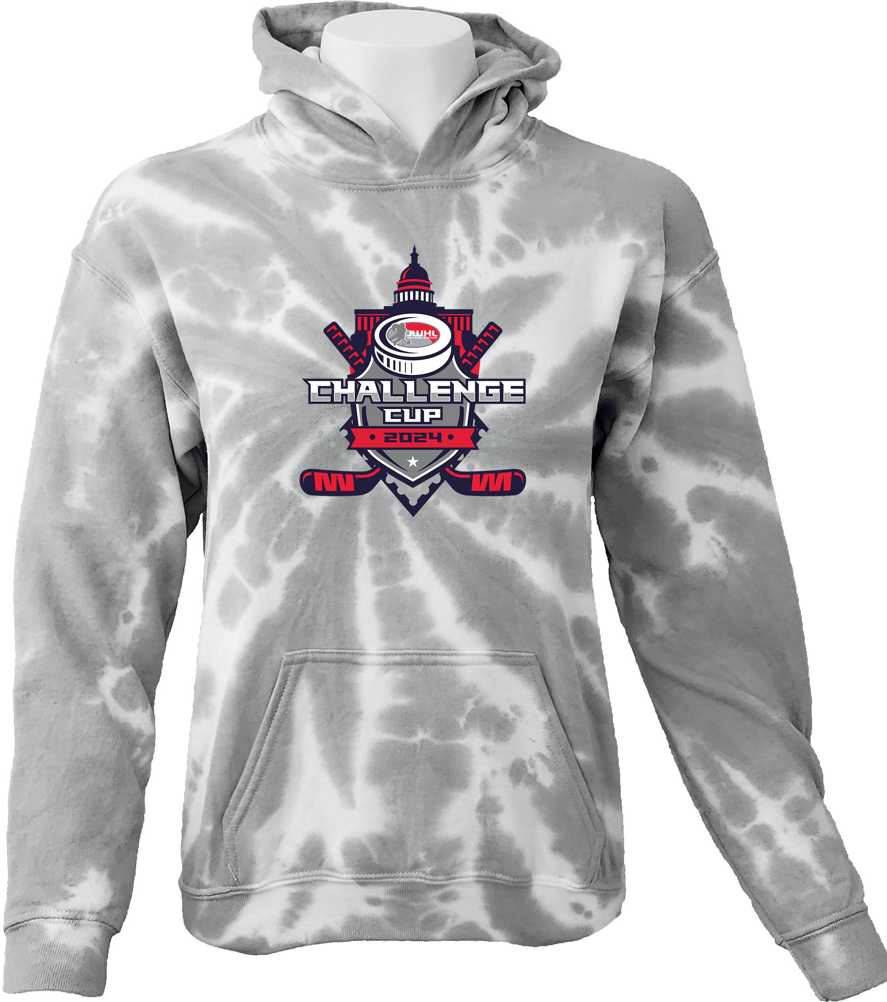 Tie-Dye Hoodies - 2024 JWHL Challenge Cup