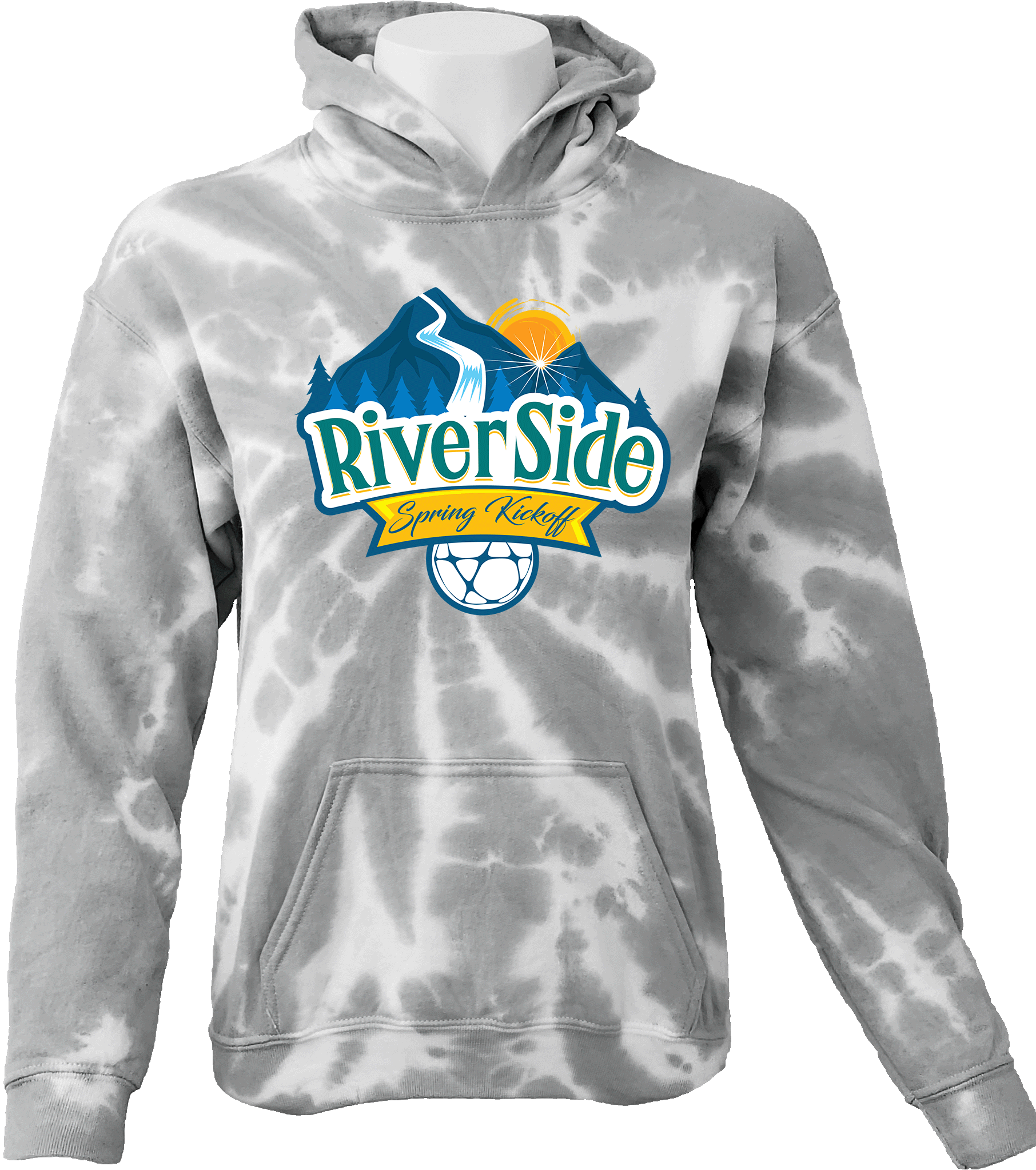 Tie-Dye Hoodies - 2024 Riverside Spring Kickoff
