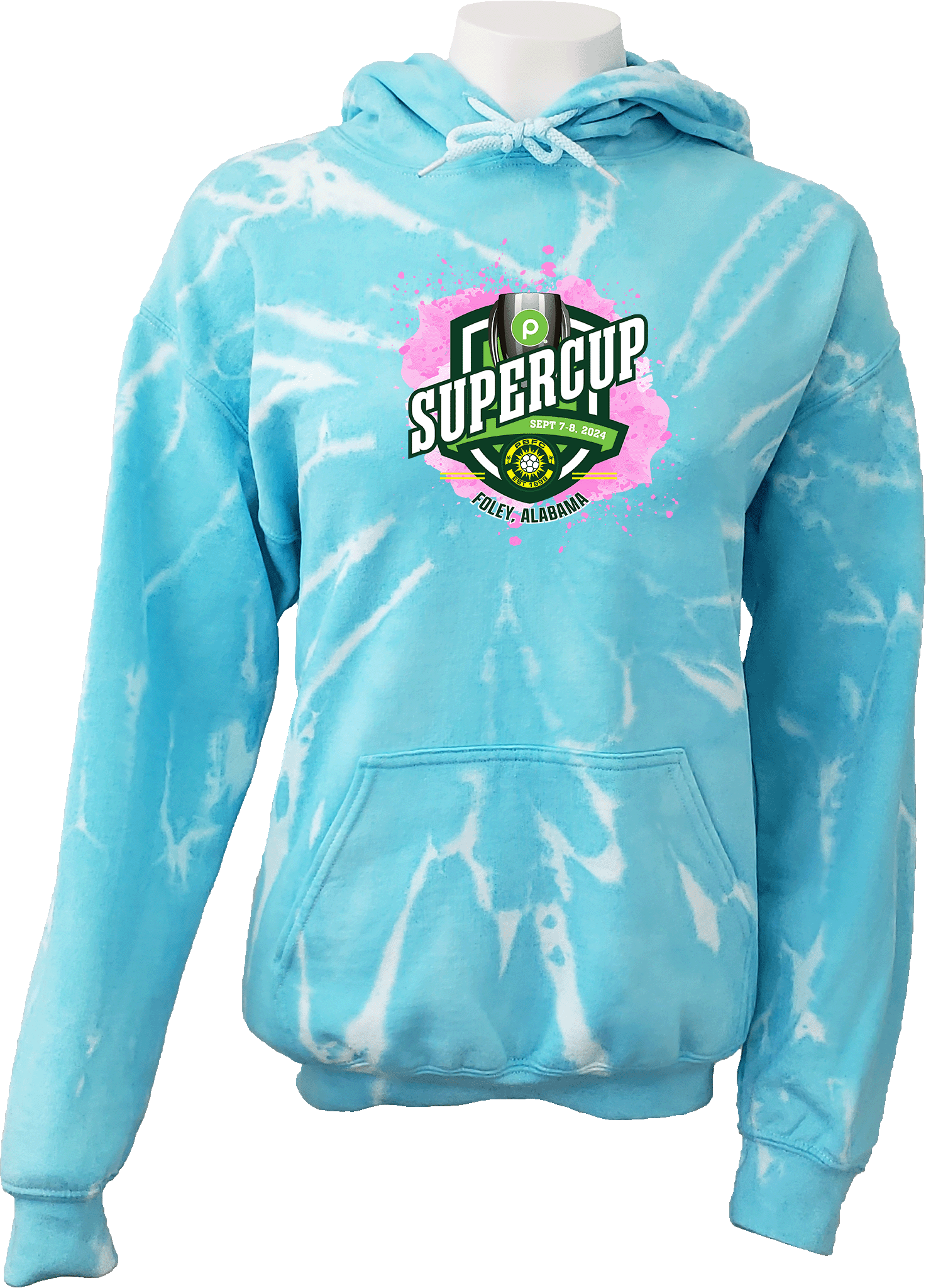 Tie-Dye Hoodies - 2024 Publix SuperCup (Girls)