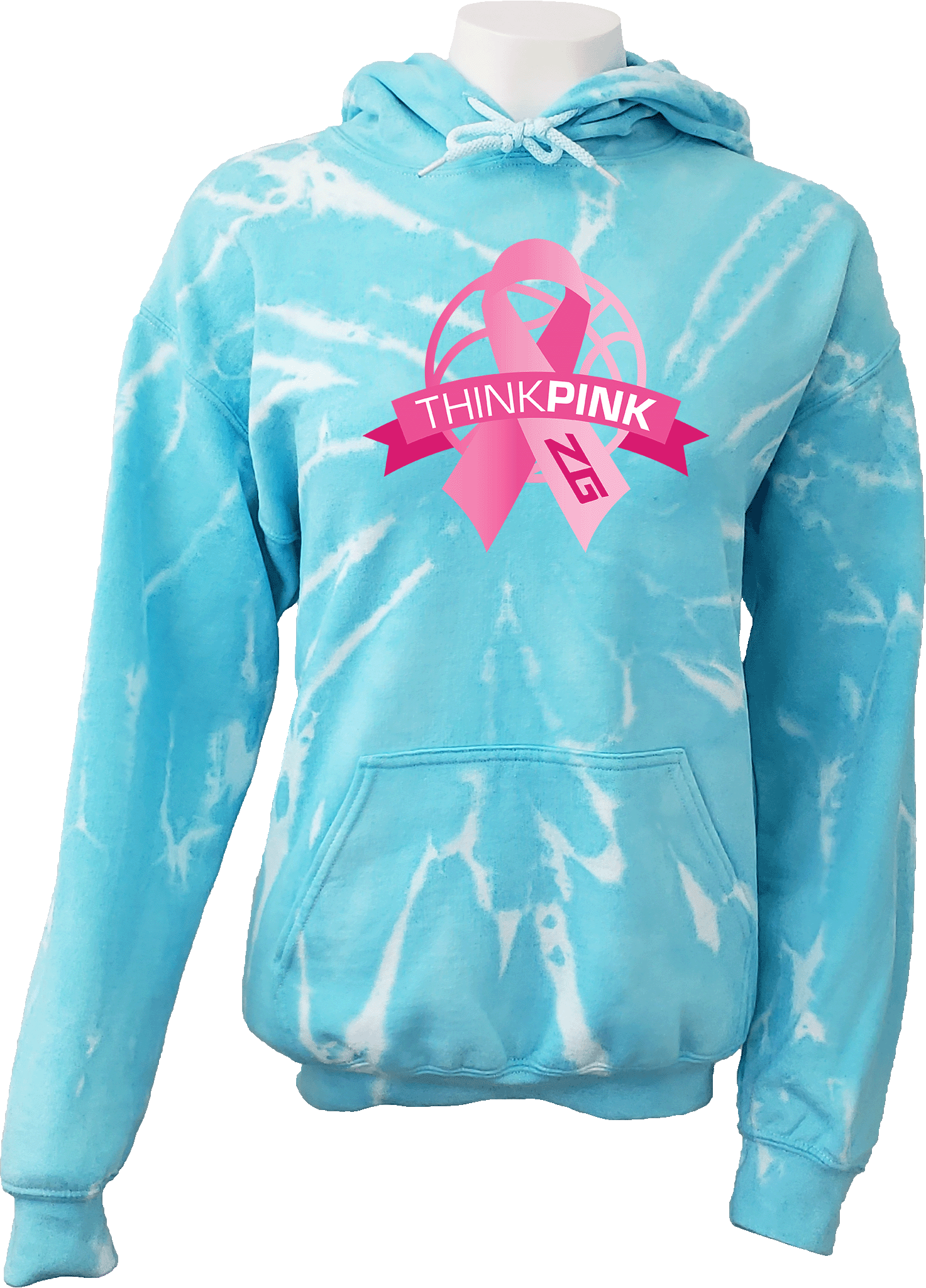 Tie-Dye Hoodies - 2024 Zero Gravity Think Pink Challenge