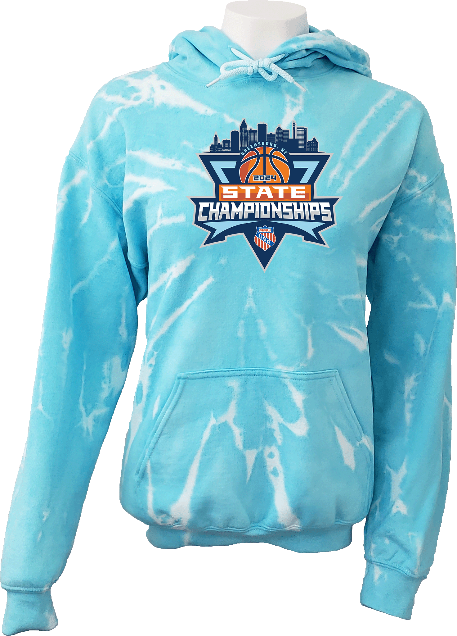 Tie-Dye Hoodies - 2024 AAU State Championships