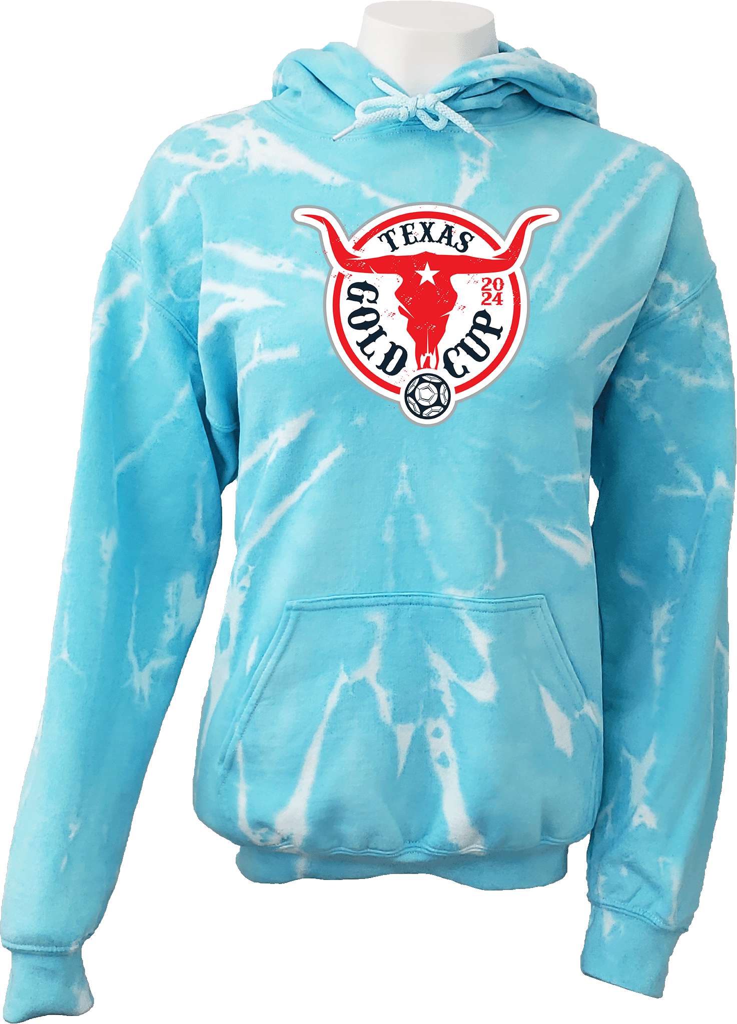 Tie-Dye Hoodies - 2024 Texas Gold Cup