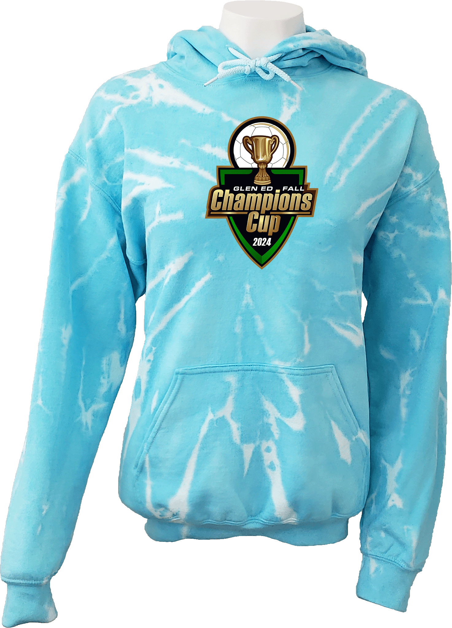 Tie-Dye Hoodies - 2024 Glen-Ed Fall Champions Cup