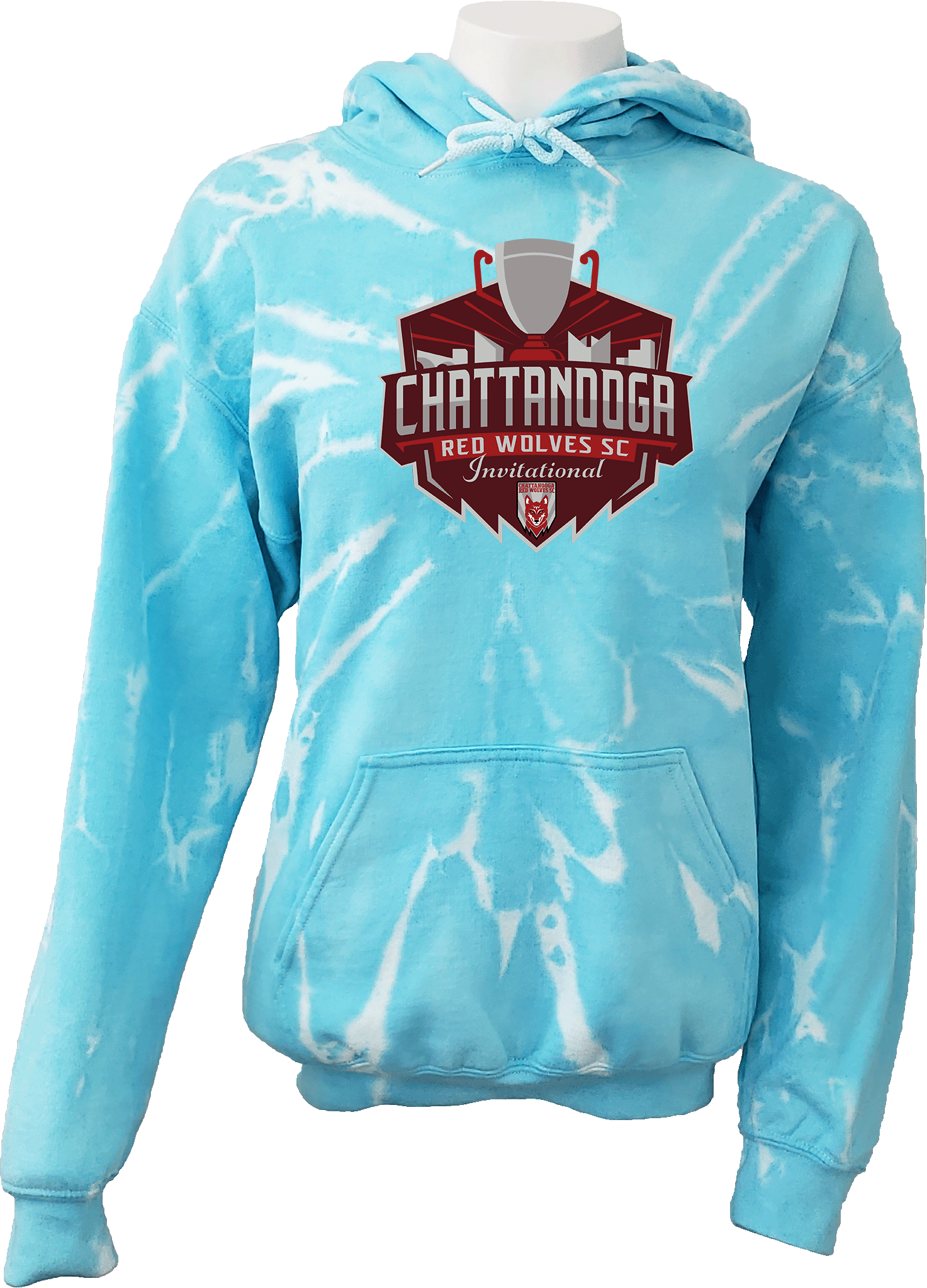 Tie-Dye Hoodies - 2024 Red Wolves Invitational