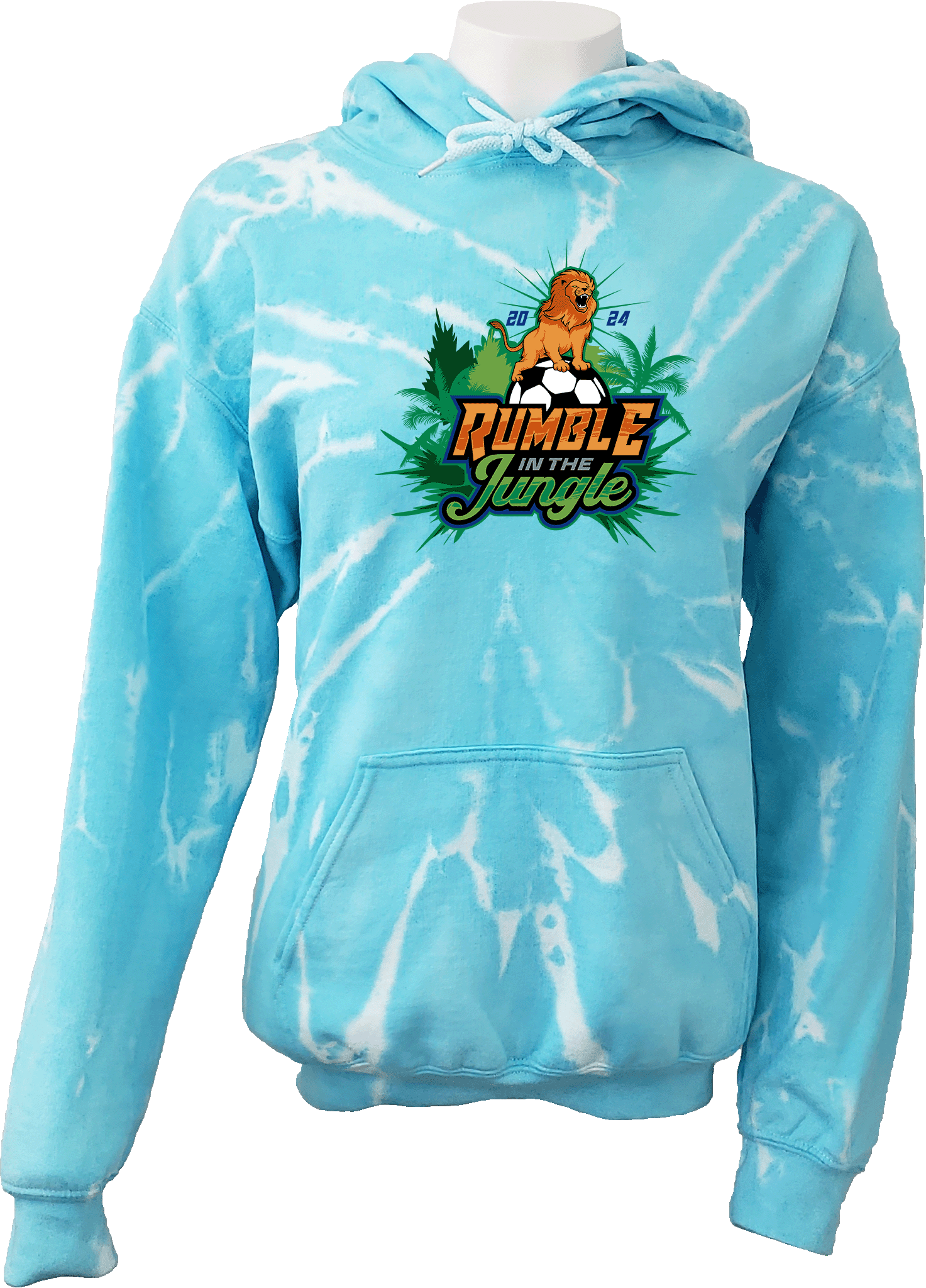 Tie-Dye Hoodies - 2024 Rumble In The Jungle