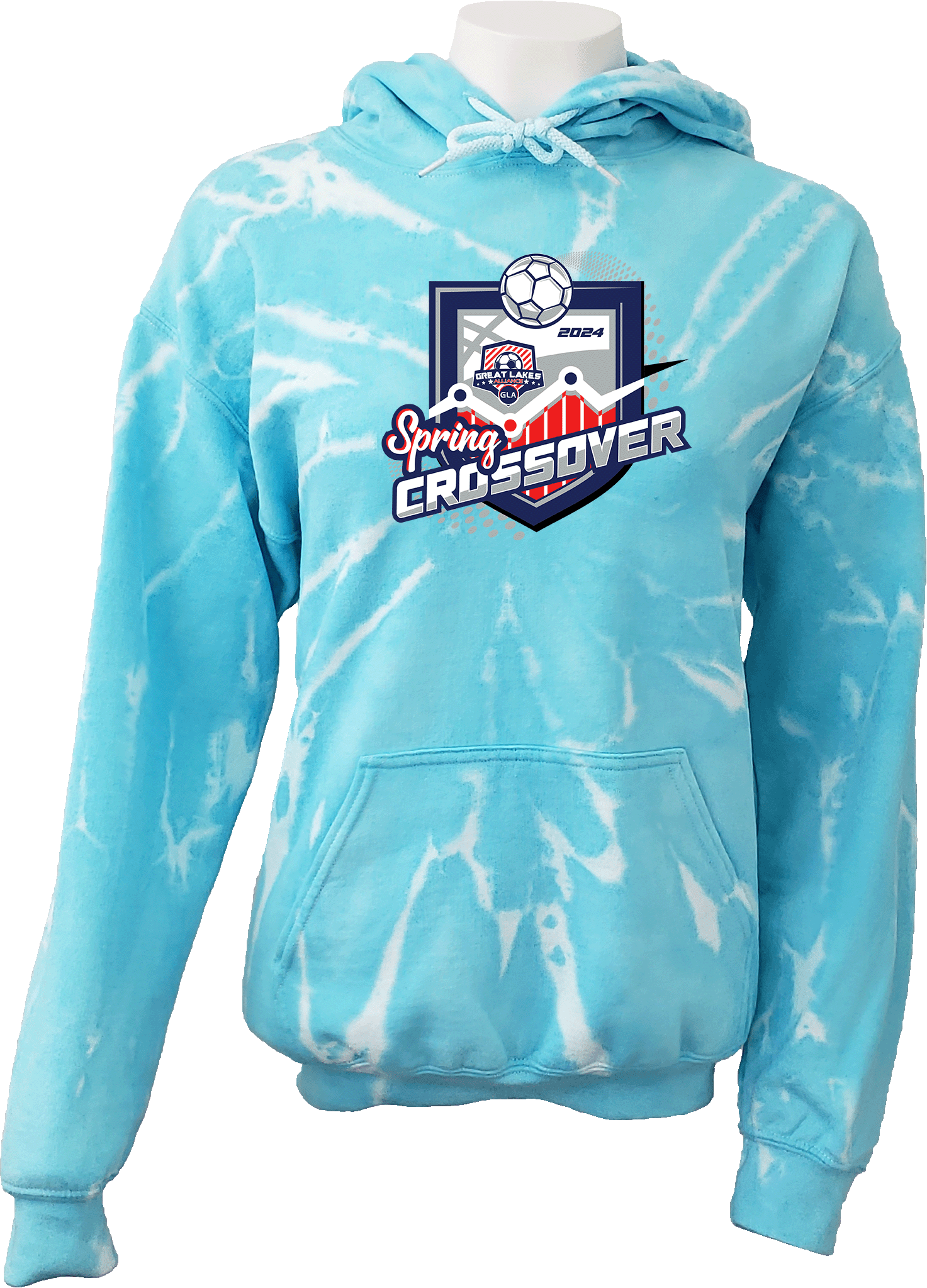 Tie-Dye Hoodies - 2024 Great Lakes Alliance Spring Crossover