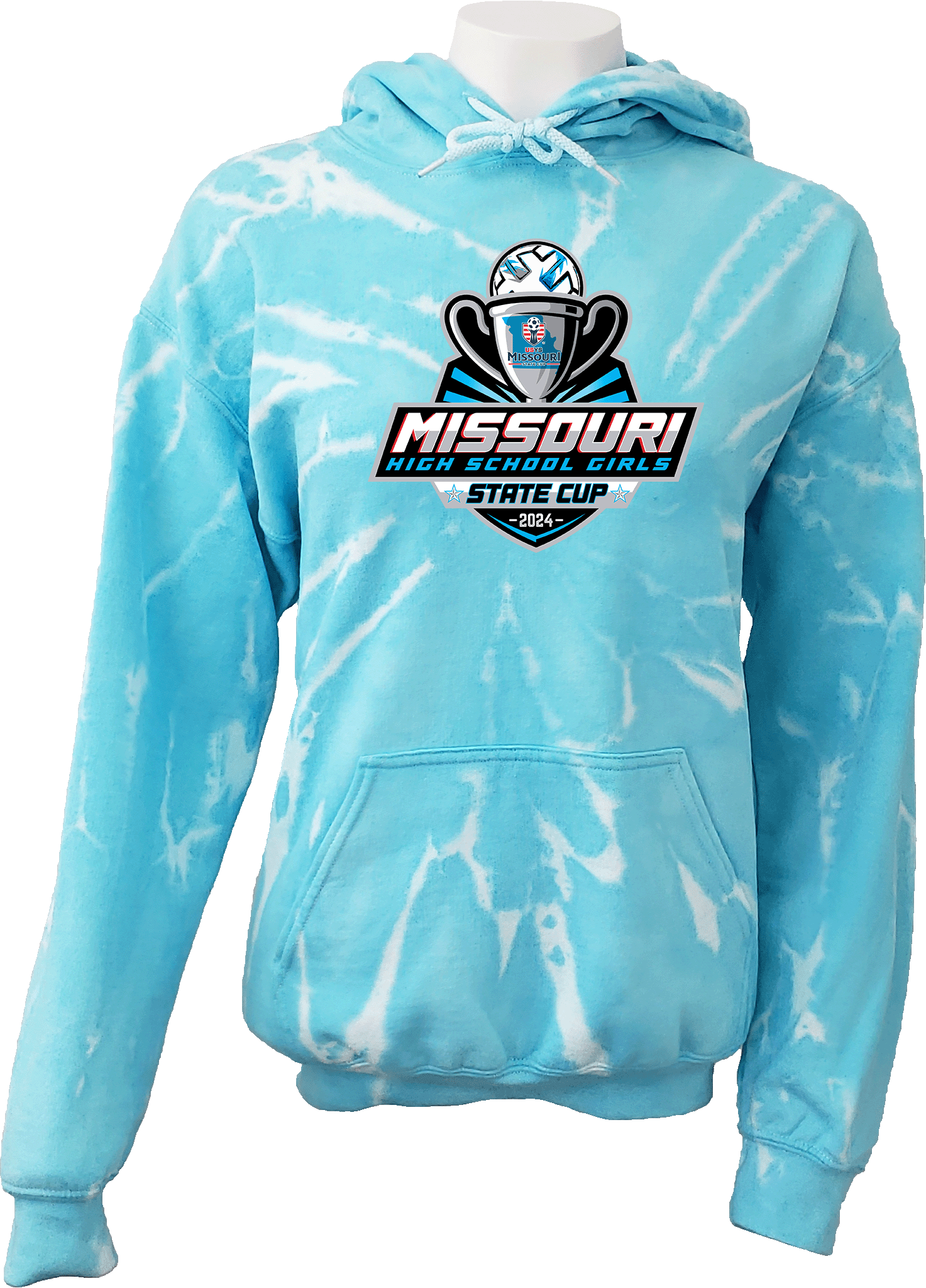 Tie-Dye Hoodies - 2024 USYS High School Girls State Cup