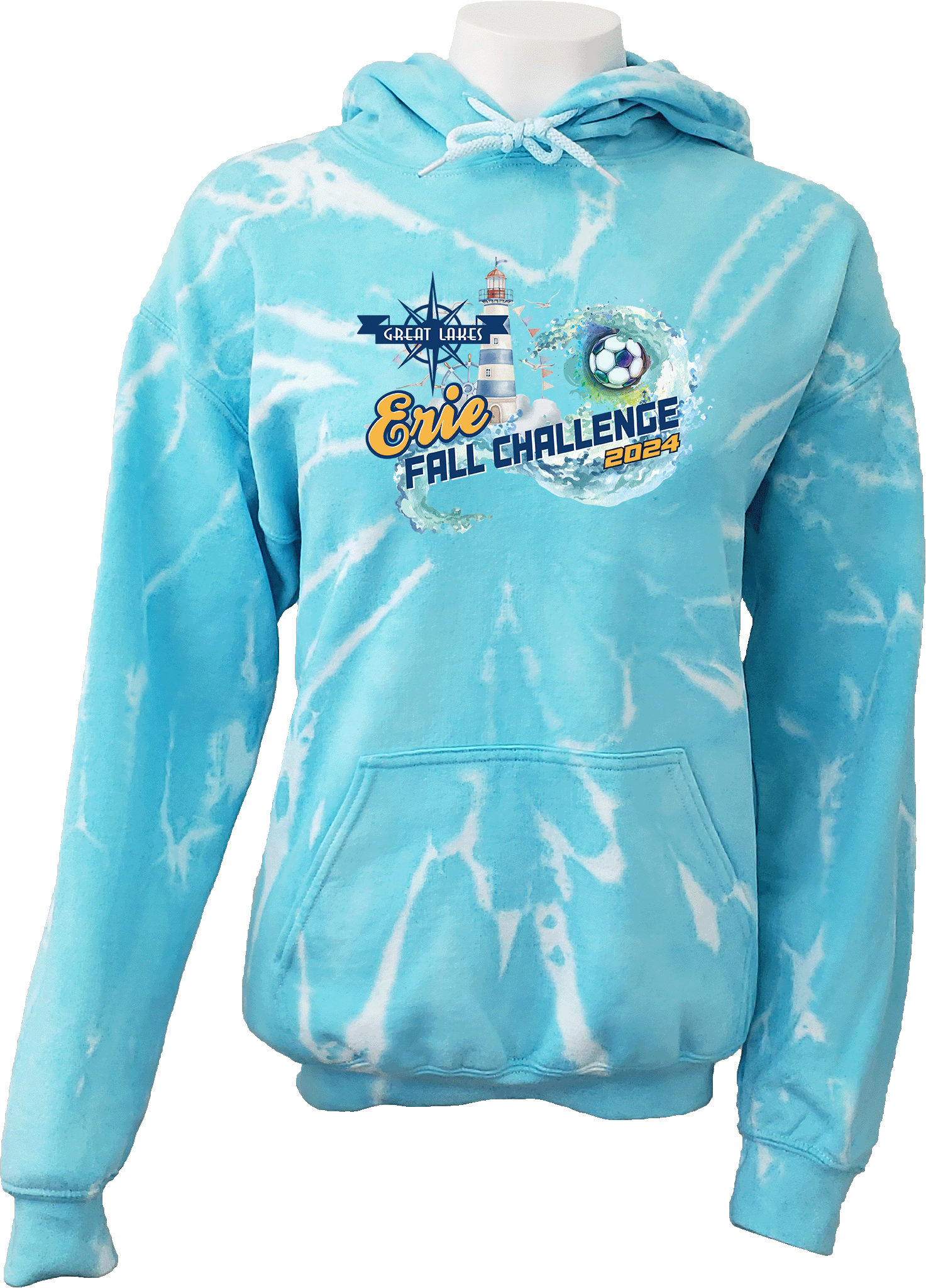 Tie-Dye Hoodies - 2024 Great Lakes Erie Fall Challenge