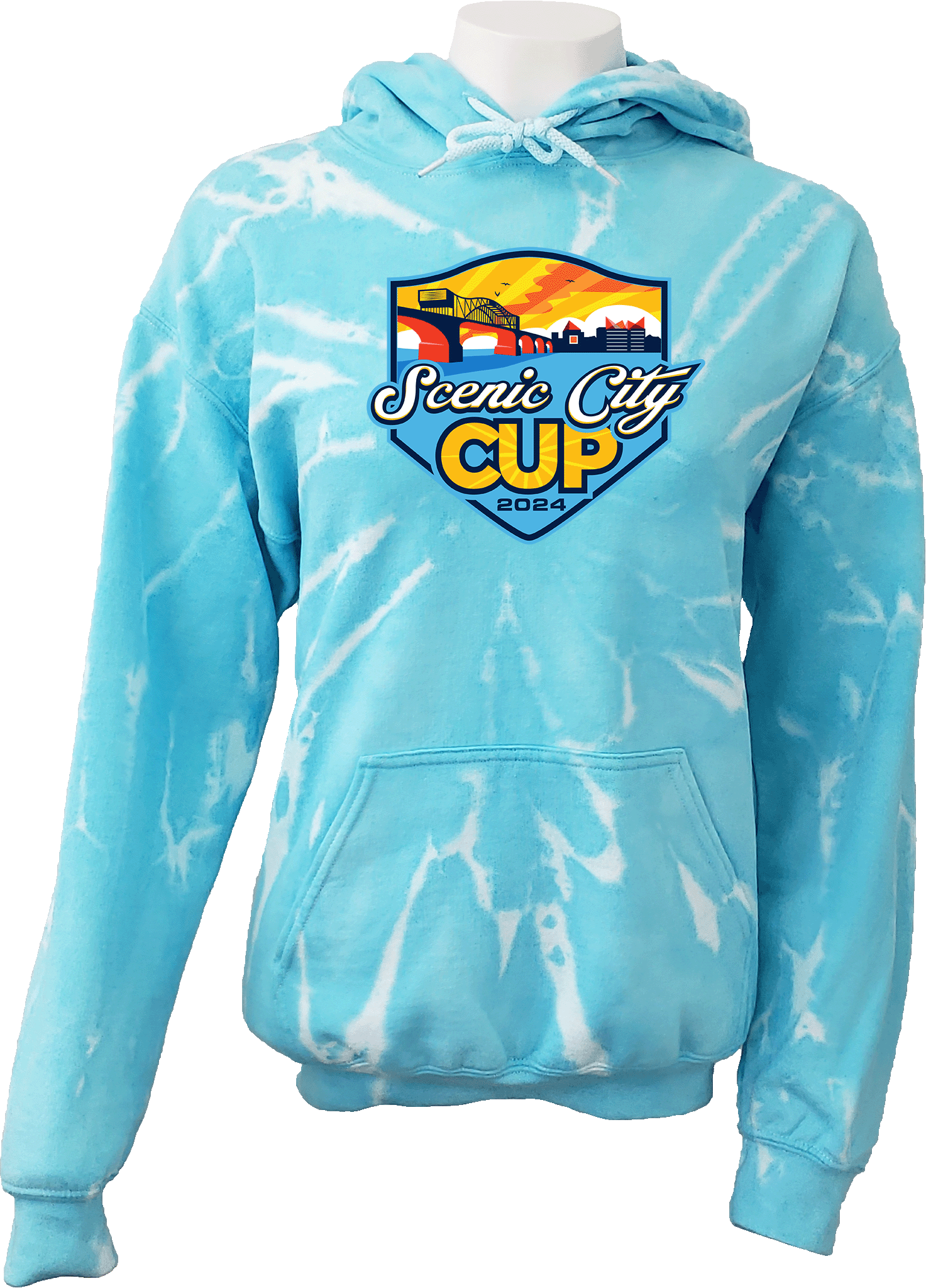 Tie-Dye Hoodies - 2024 Scenic City Cup