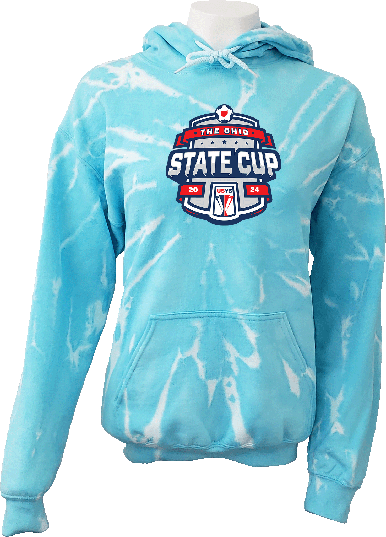 Tie-Dye Hoodies - 2024 USYS OH State Cup