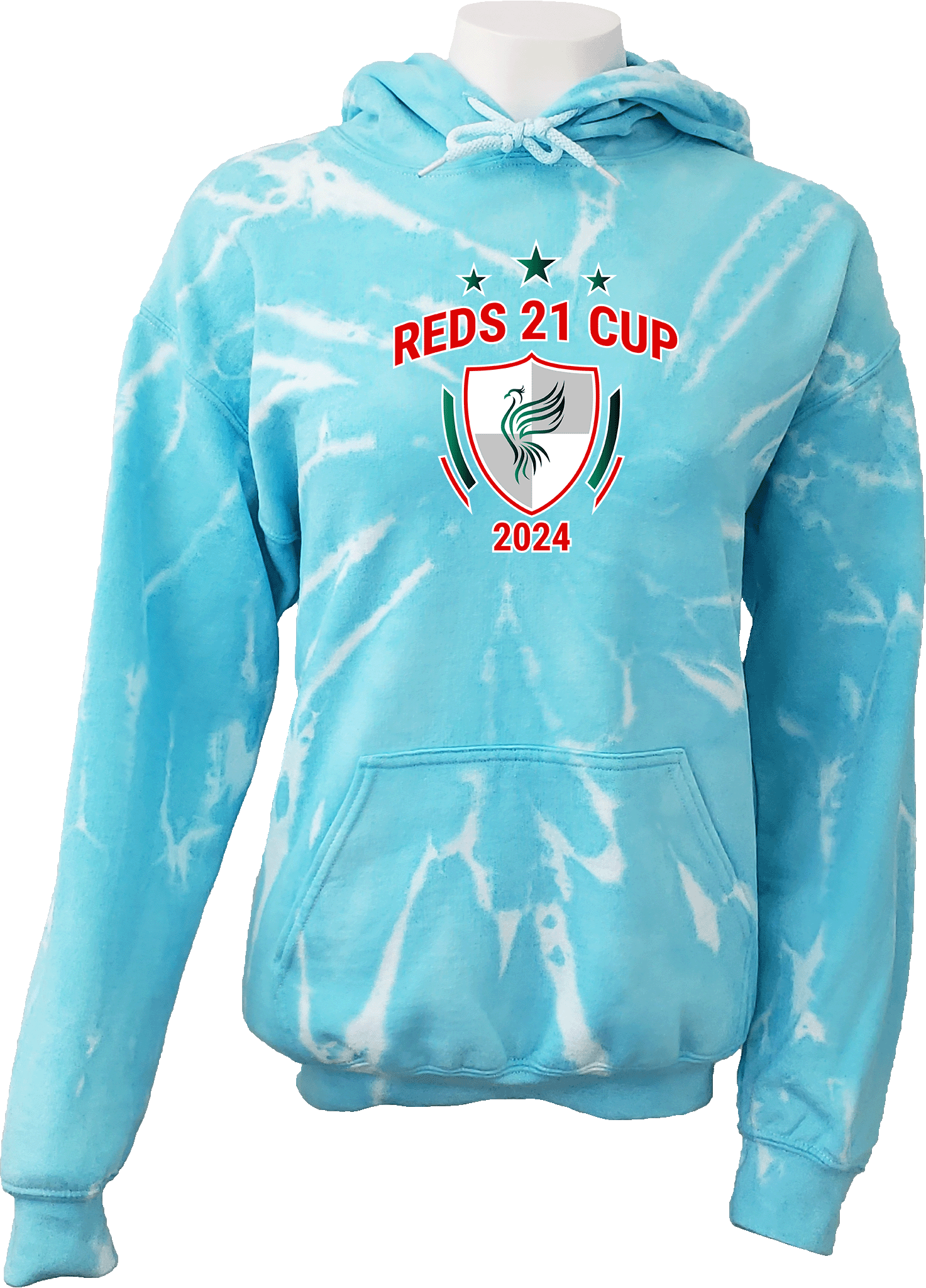 Tie-Dye Hoodies - 2024 Reds 21 Cup