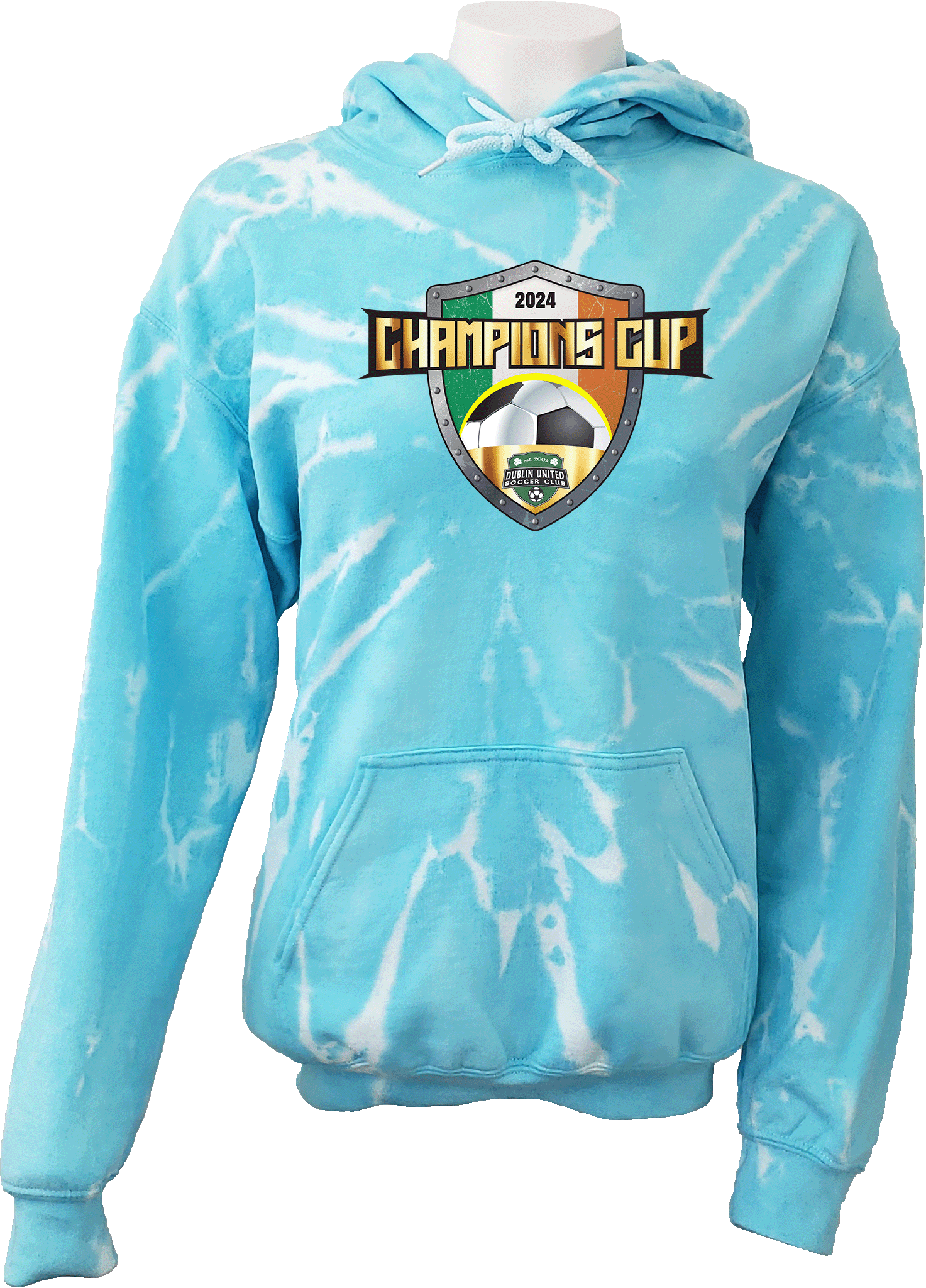 Tie-Dye Hoodies - 2024 Dublin United Champions Cup