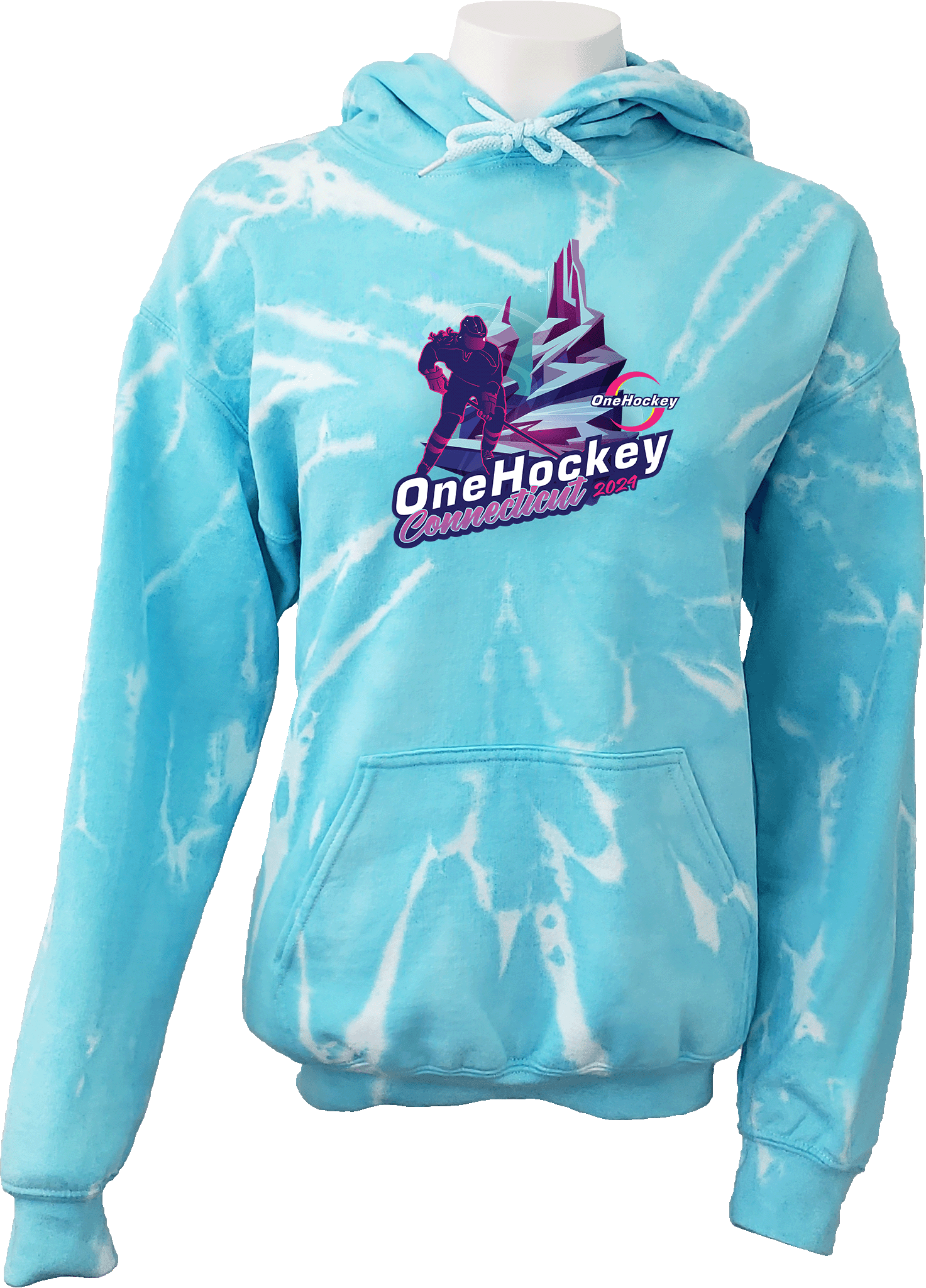 Tie-Dye Hoodies - 2024 OneHockey Connecticut October