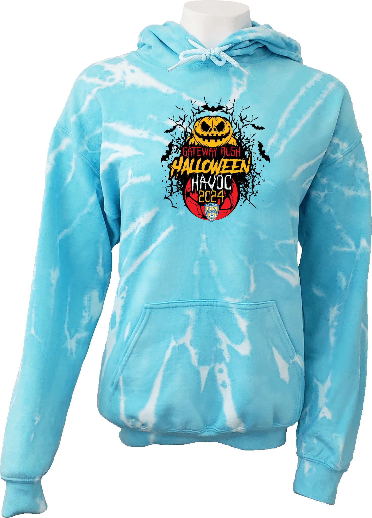 Tie-Dye Hoodies - 2024 Gateway Rush Halloween Havoc