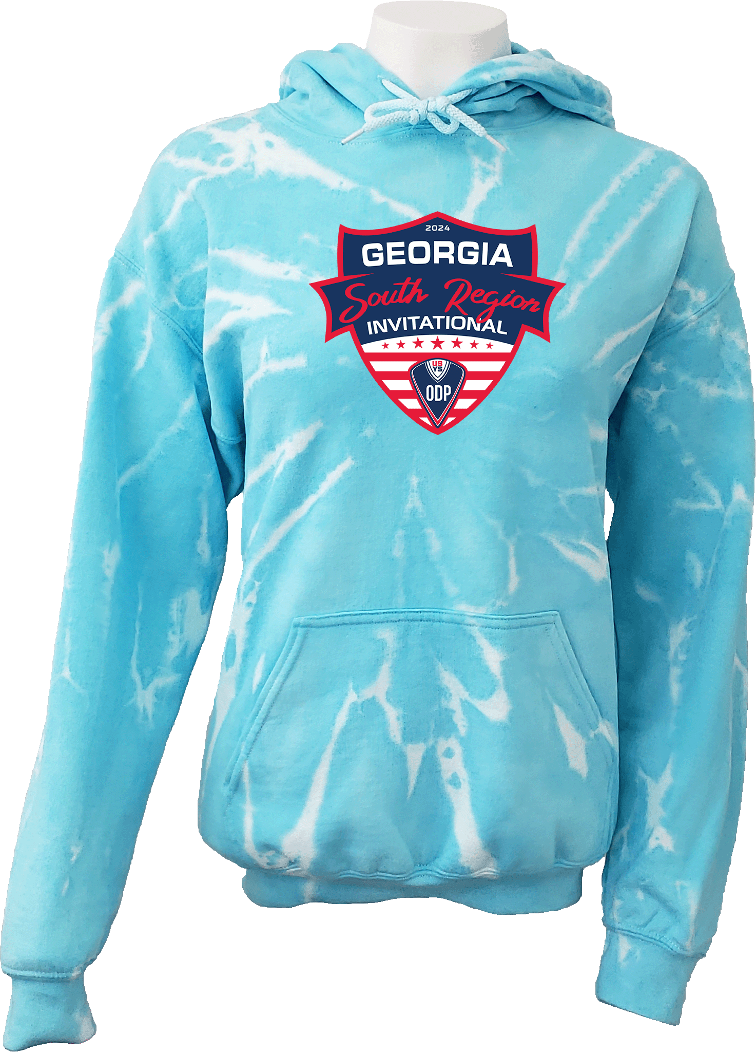 Tie-Dye Hoodies - 2024 USYS ODP GA South Region Invitational