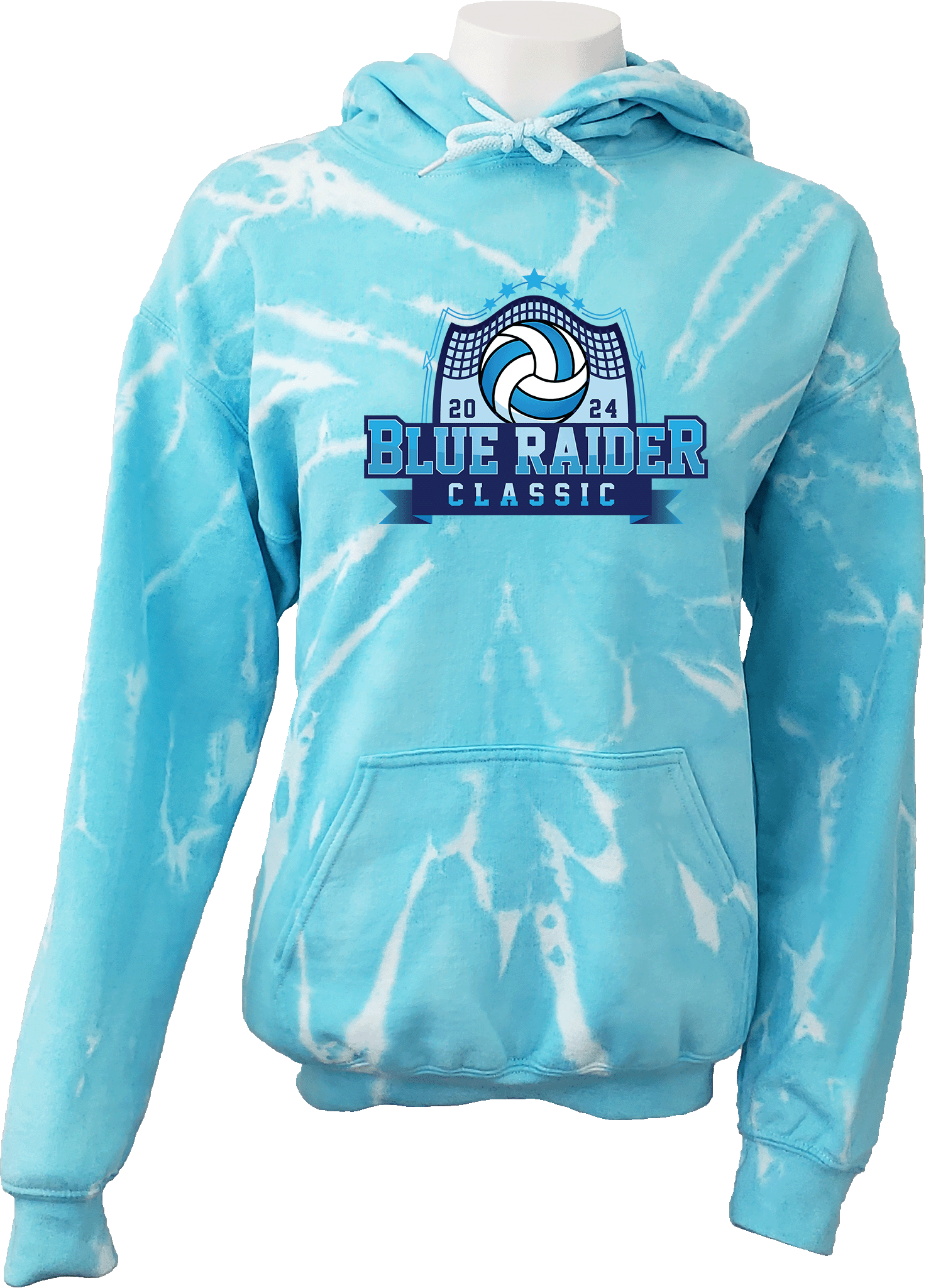 Tie-Dye Hoodies - 2024 Blue Raider Classic