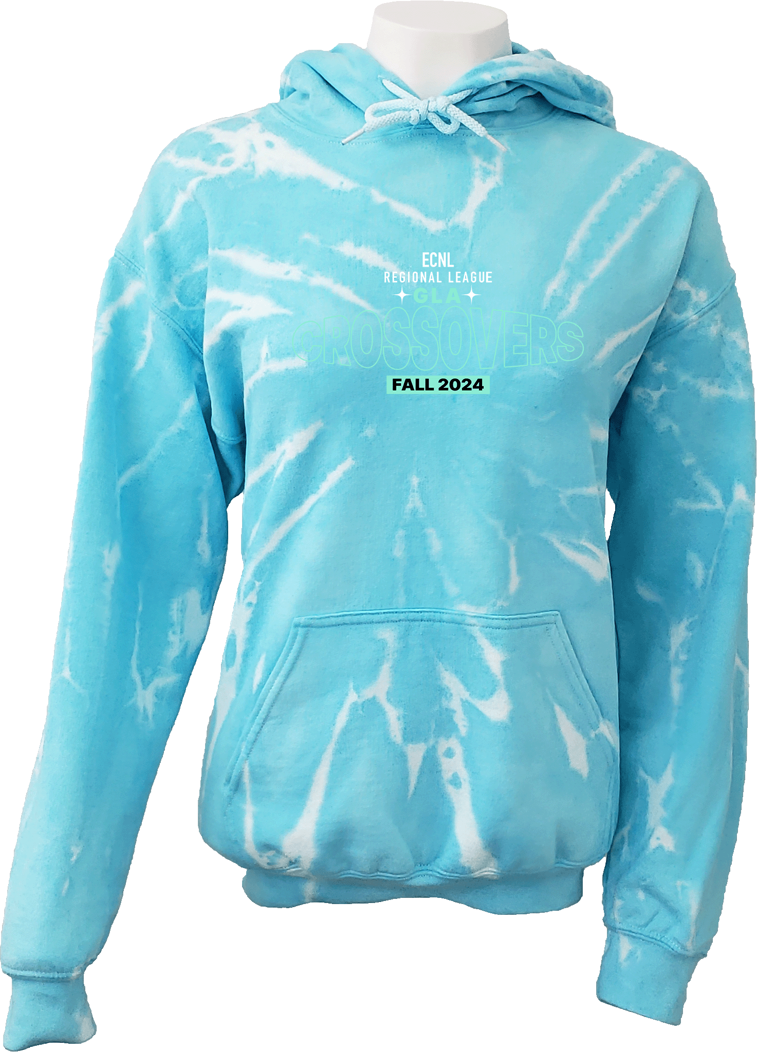 Tie-Dye Hoodies - 2024 ECNL-RL Crossover - Transparent