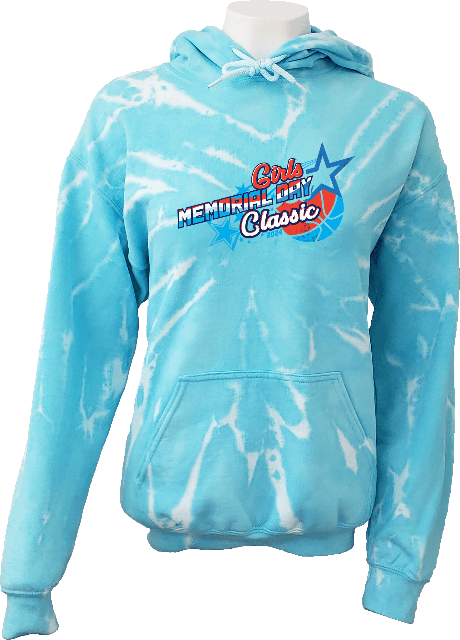 Tie-Dye Hoodies - 2024 Girls Memorial Day Classic