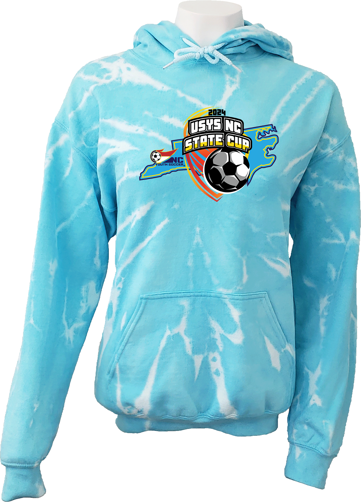 Tie-Dye Hoodies - 2024 USYS NC State Cup