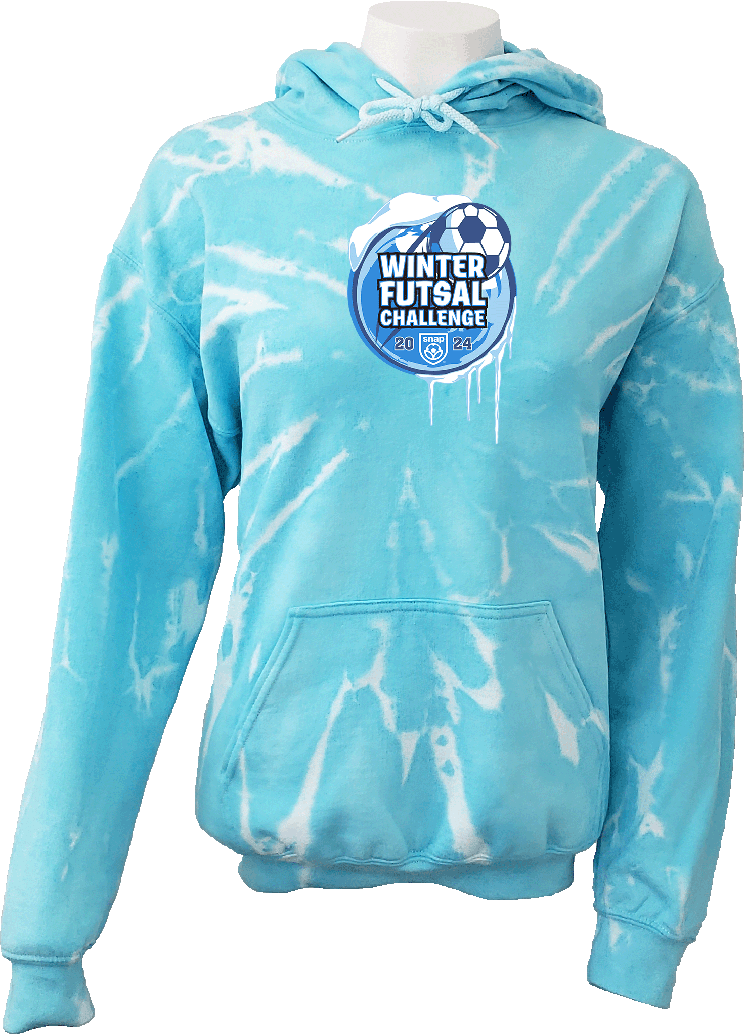 Tie-Dye Hoodies - 2024 Winter Futsal Challenge