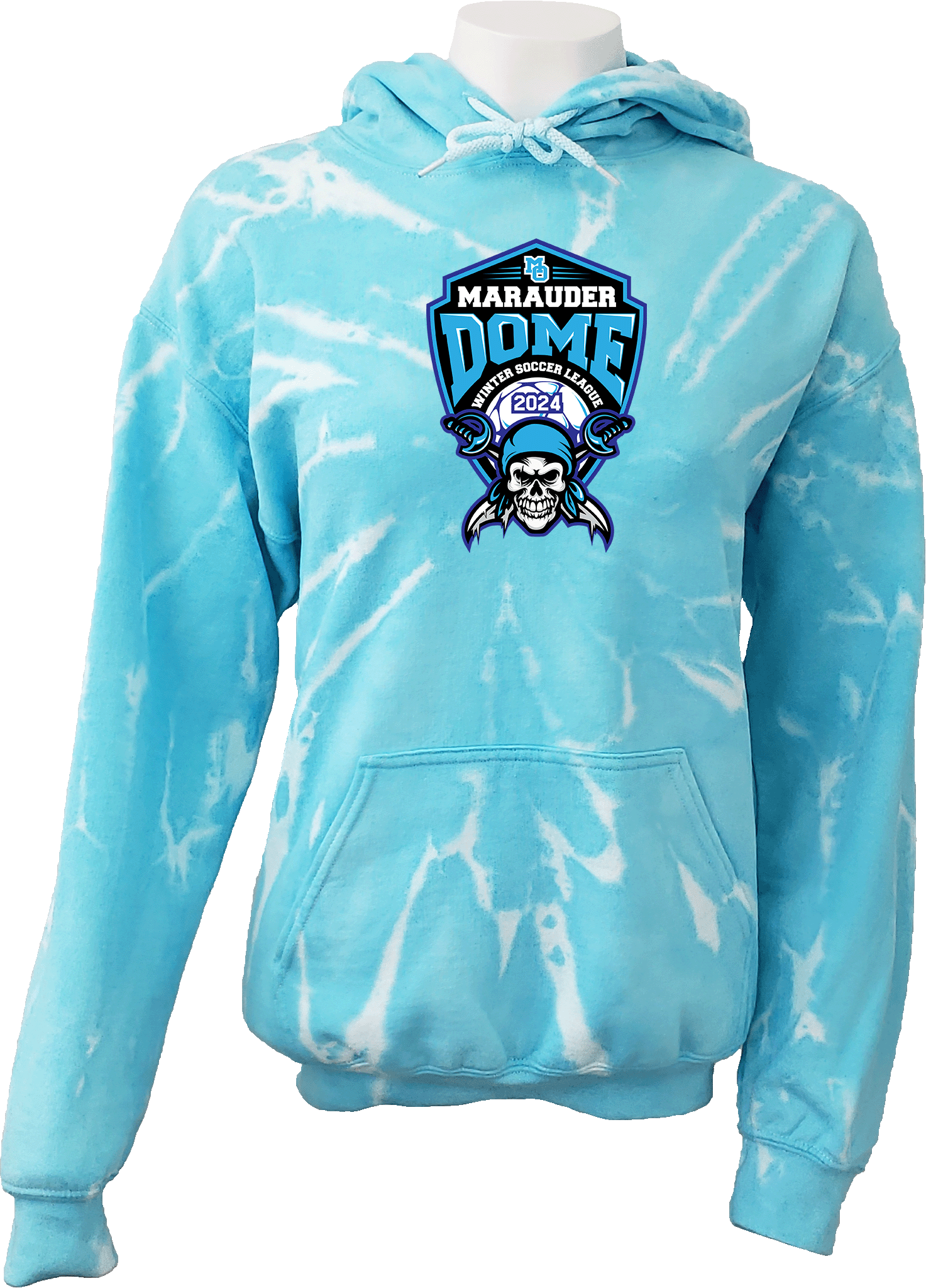 Tie-Dye Hoodies - 2024 Marauder Dome Winter Soccer League