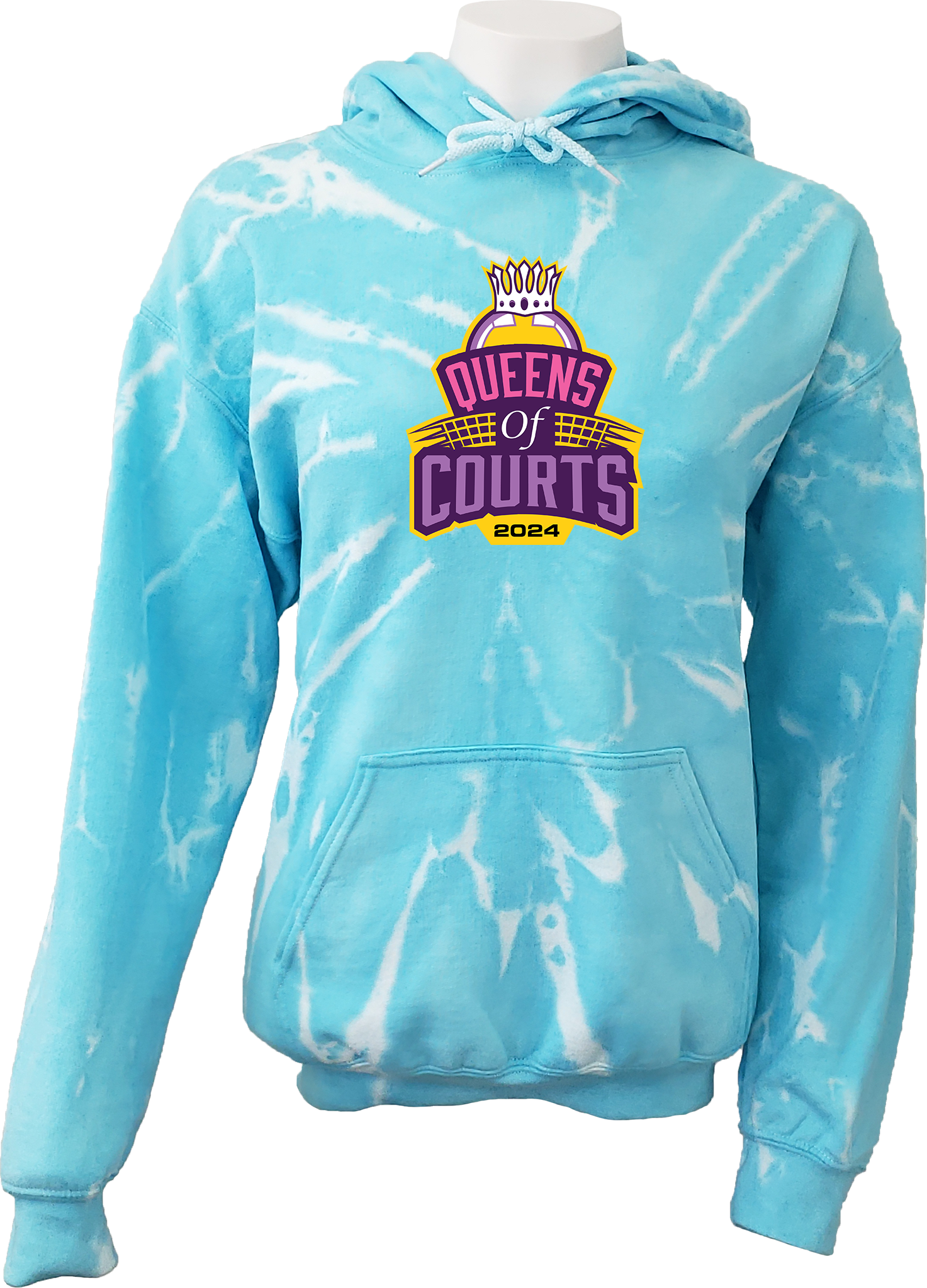 Tie-Dye Hoodies - 2024 Queens Of Courts