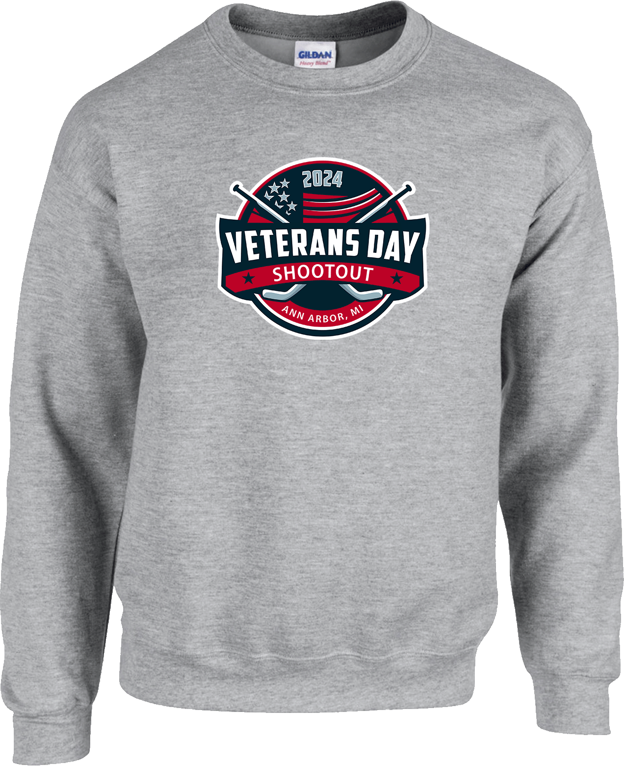 Crew Sweatershirt - 2024 Veterans Day Shootout Ann Arbor