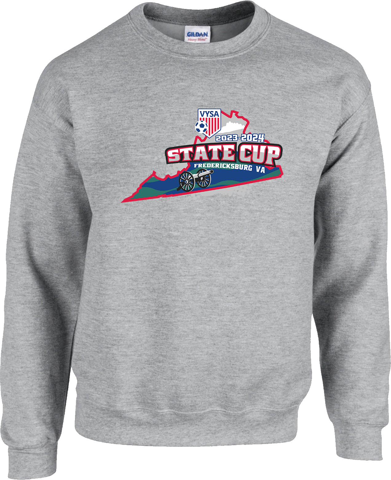 Crew Sweatershirt - 2024 USYS VA State Cup Spring