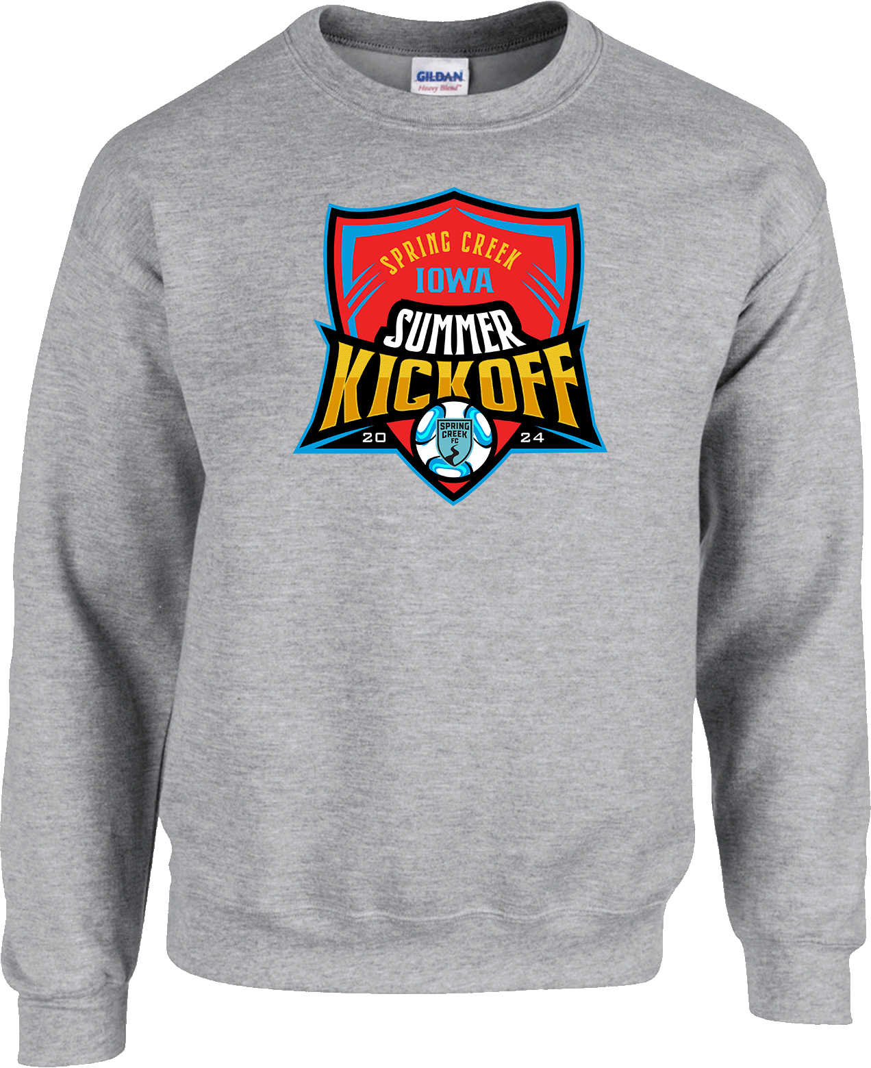 Crew Sweatershirt - 2024 Spring Creek Iowa Summer Kickoff
