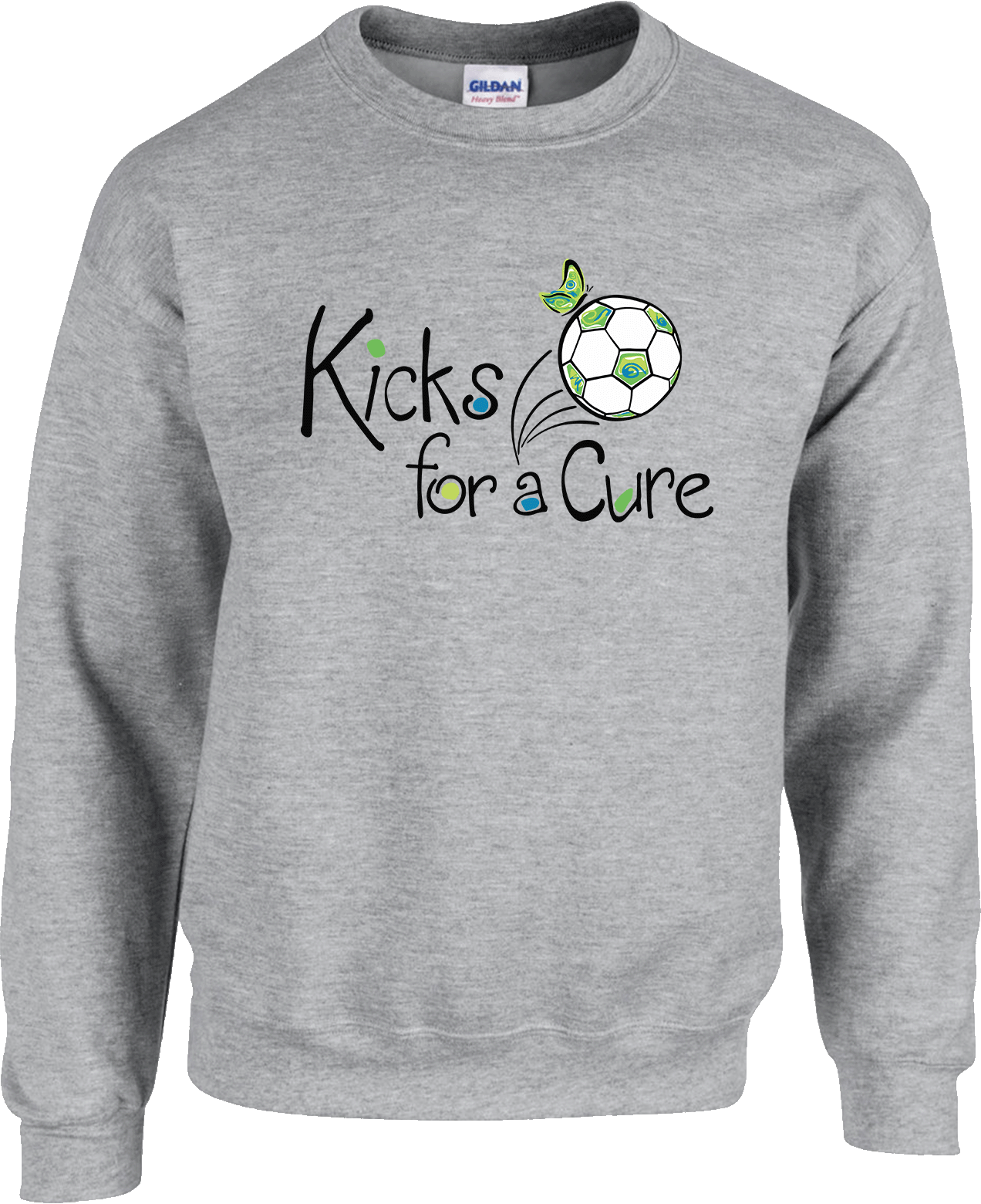 Crew Sweatershirt - 2024 Kicks For A Cure