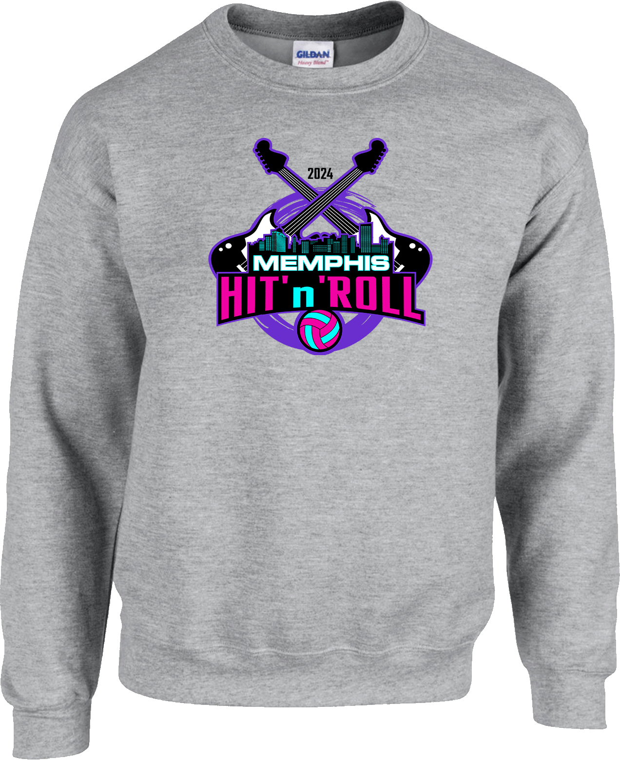 Crew Sweatershirt - 2024 Memphis Hit 'n' Roll