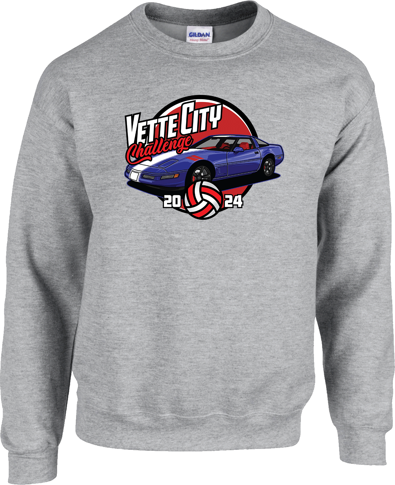 Crew Sweatershirt - 2024 Vette City Challenge