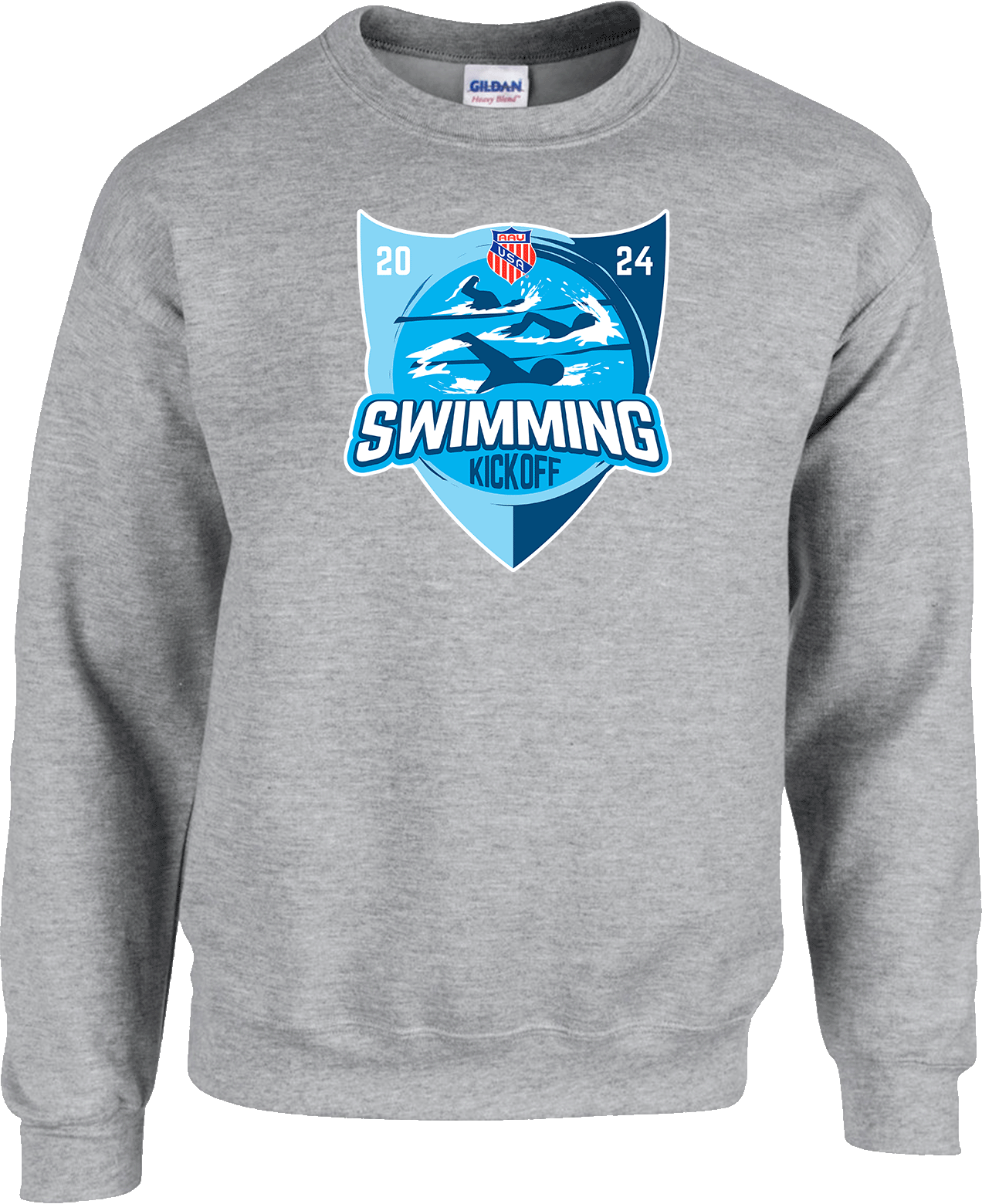 Crew Sweatershirt - 2024 AAU Swimming Kick Off