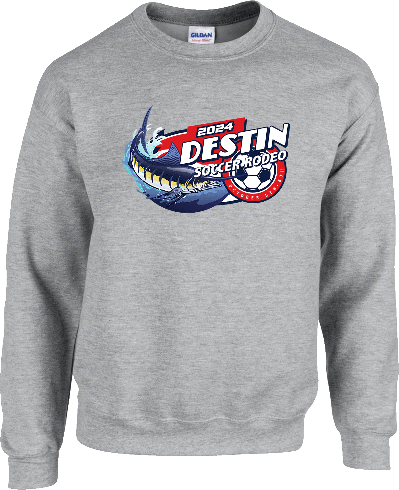 Crew Sweatershirt - 2024 Destin Soccer Rodeo