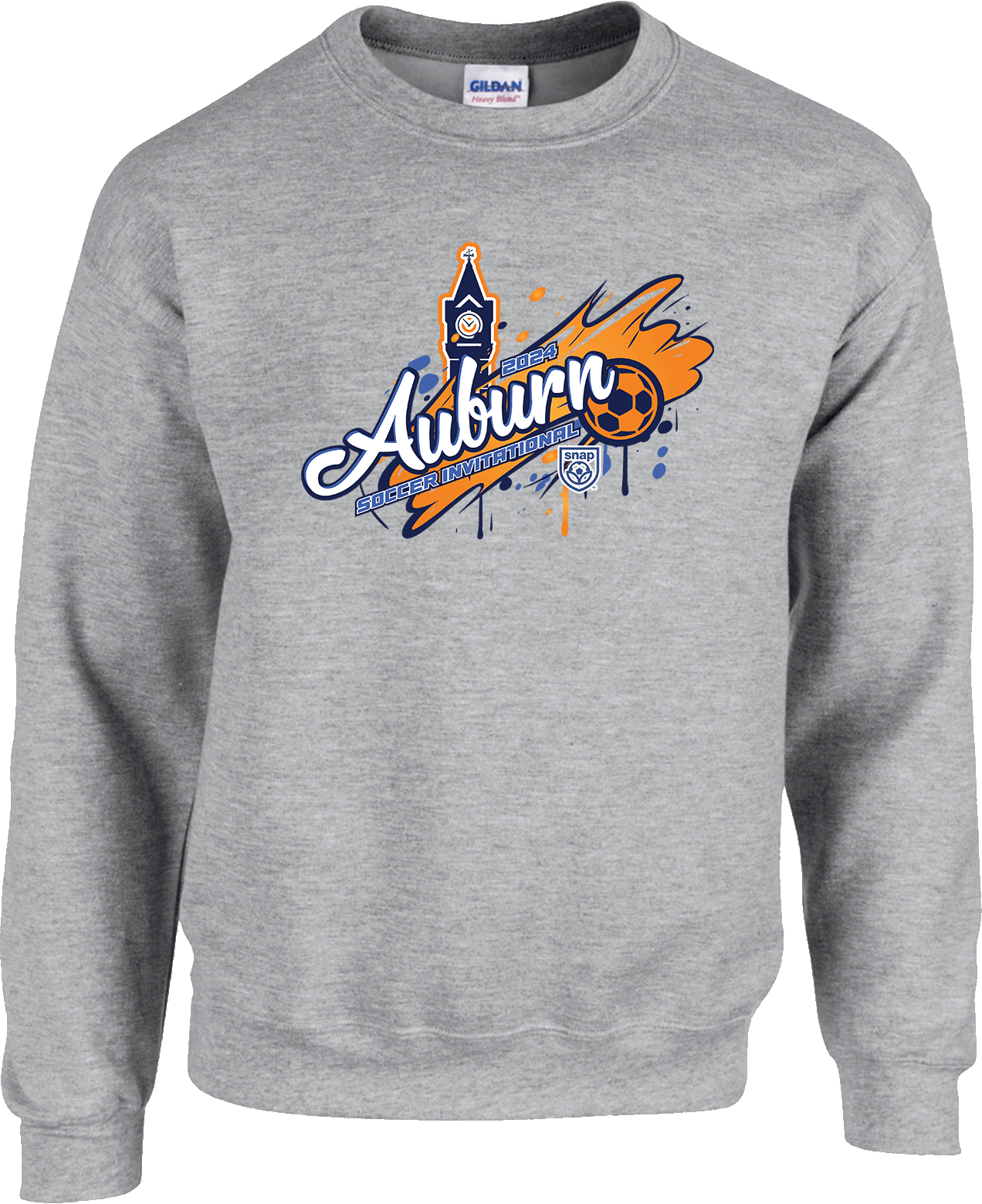 Crew Sweatershirt - 2024 Auburn Soccer Invitational