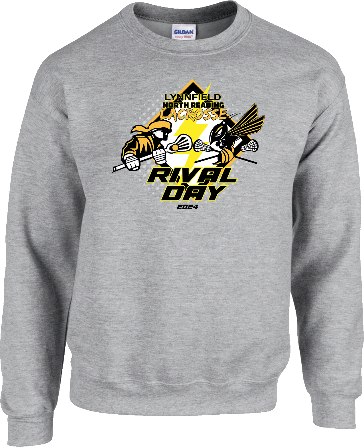 Crew Sweatershirt - 2024 Lynnfield Lax Rival Day