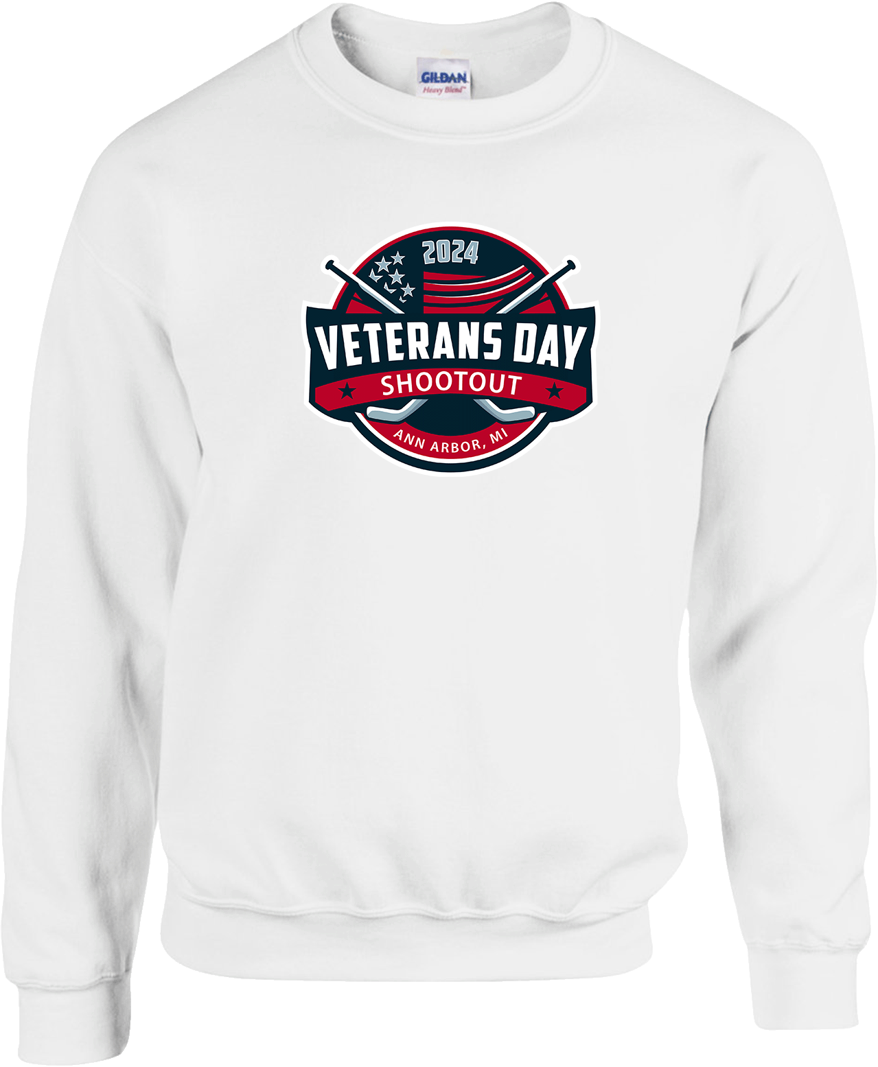 Crew Sweatershirt - 2024 Veterans Day Shootout Ann Arbor