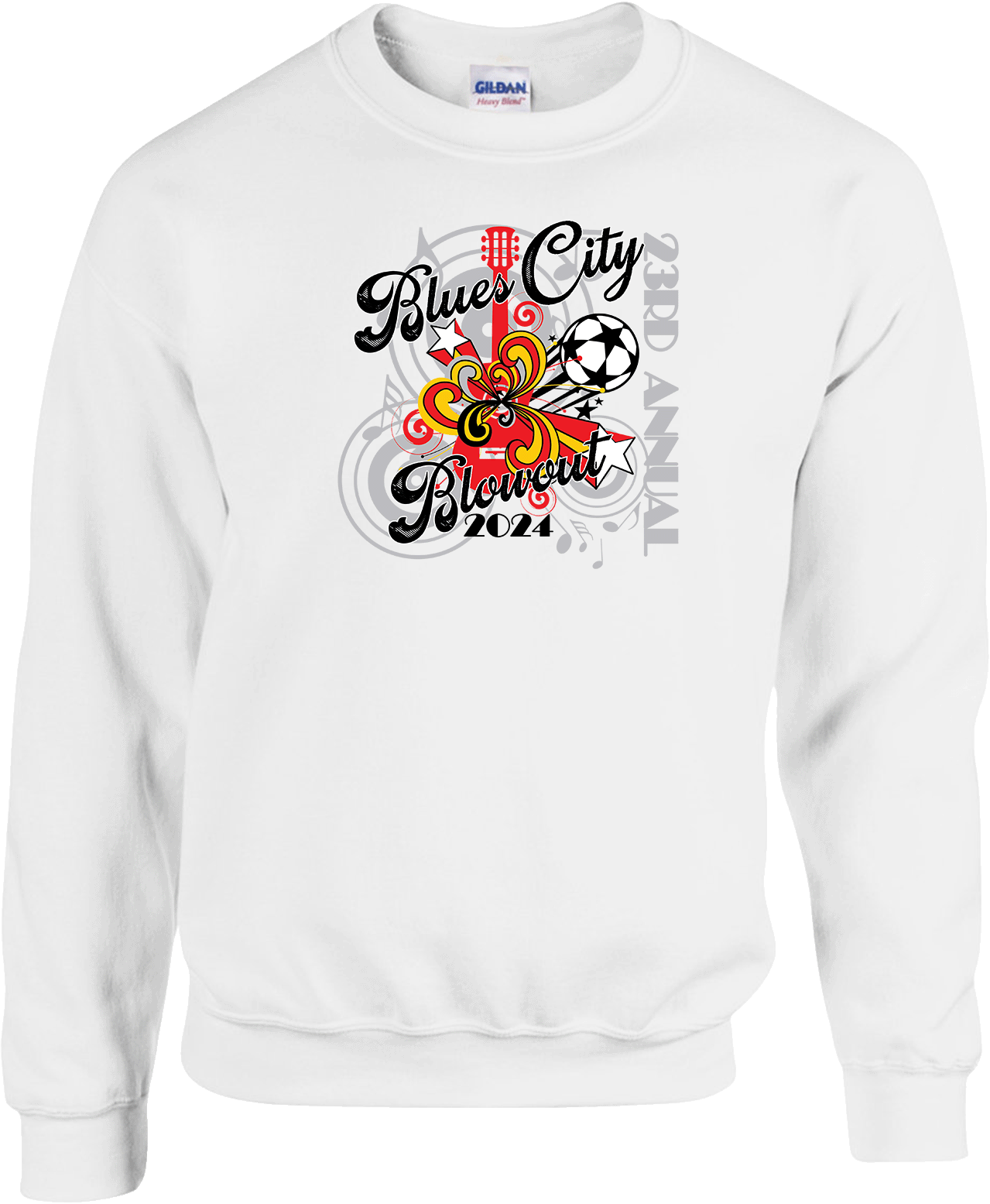 Crew Sweatershirt - 2024 23rd Annual Blues City Blowout