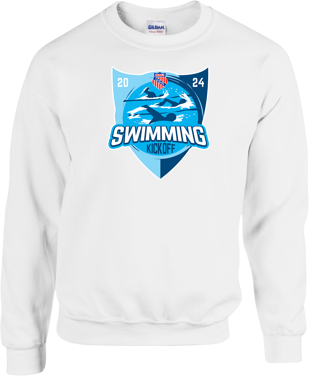 Crew Sweatershirt - 2024 AAU Swimming Kick Off