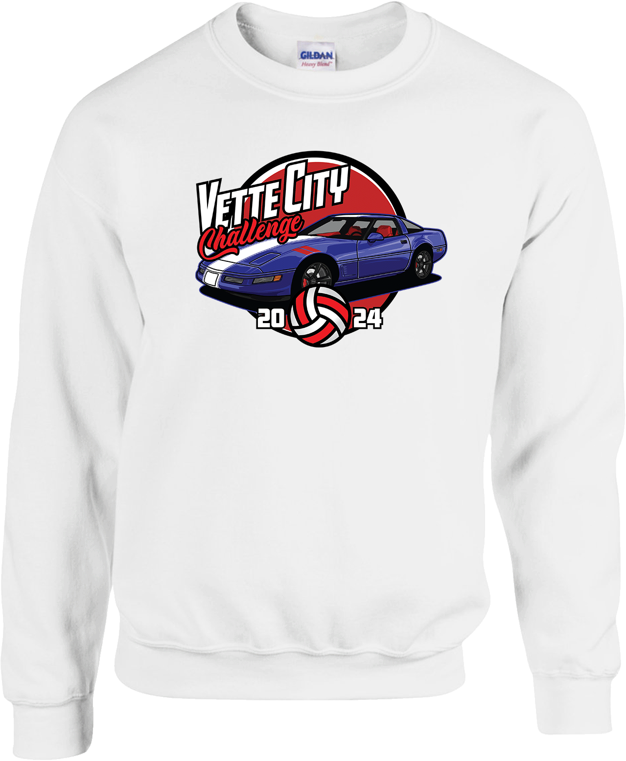 Crew Sweatershirt - 2024 Vette City Challenge