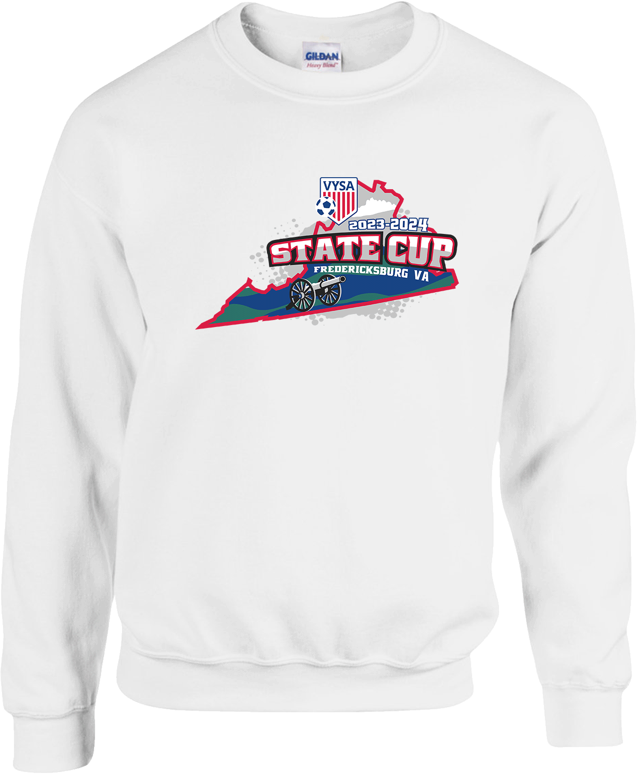 Crew Sweatershirt - 2024 USYS VA State Cup Spring