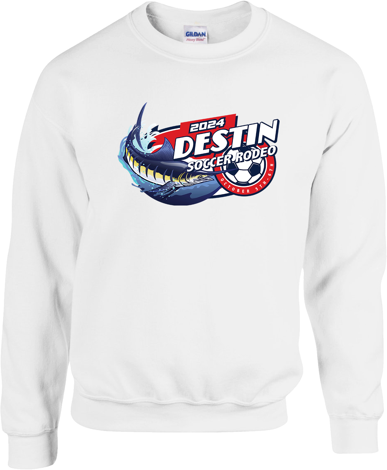 Crew Sweatershirt - 2024 Destin Soccer Rodeo